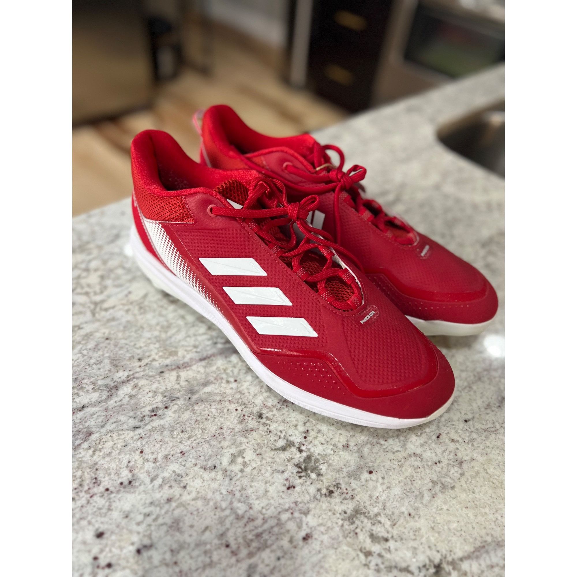 Adidas Adidas Icon 7 'Team Power Red' Cleats - NWT - Size 14.5 Size US 14 / EU 47 - 2 Thumbnail
