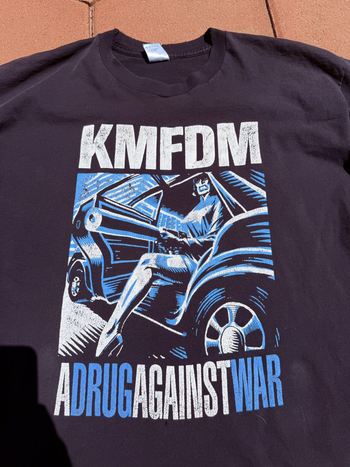 Vintage Vintage 90’s KMFDM Angst Tour Tee Size US L / EU 52-54 / 3 - 2 Thumbnail