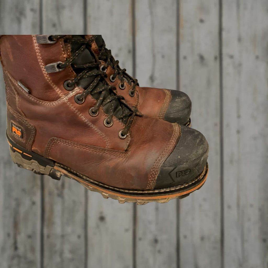 Timberland Trail Seeker Men\'s Brown Leather Waterproof Hiking Boots Size 9.5 Timberland Timberland Trail Seeker 87133 Brown Leather ACT  main image 4