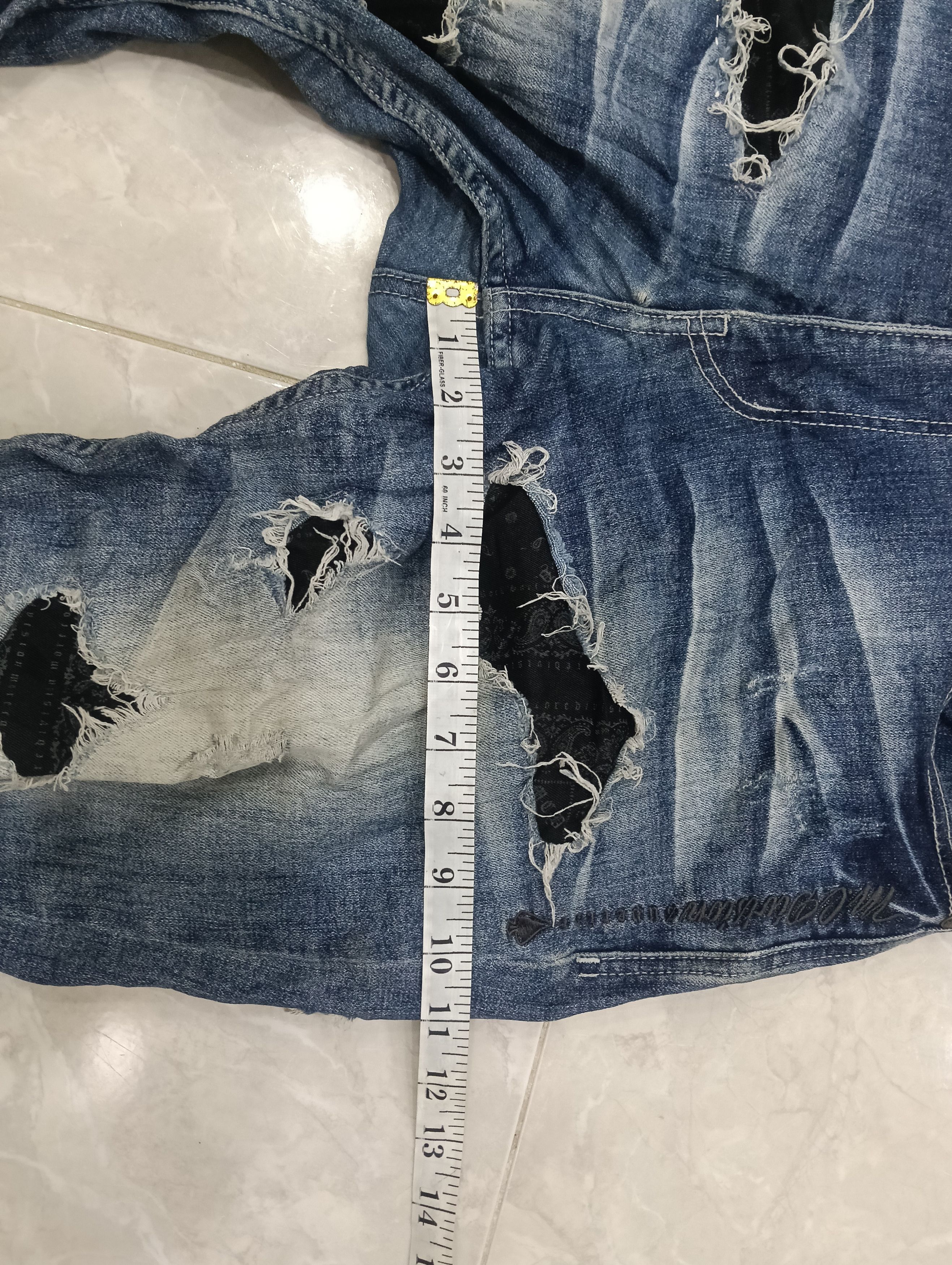 Japanese Brand More Core Division Distressed Style Size US 34 / EU 50 - 17 Thumbnail