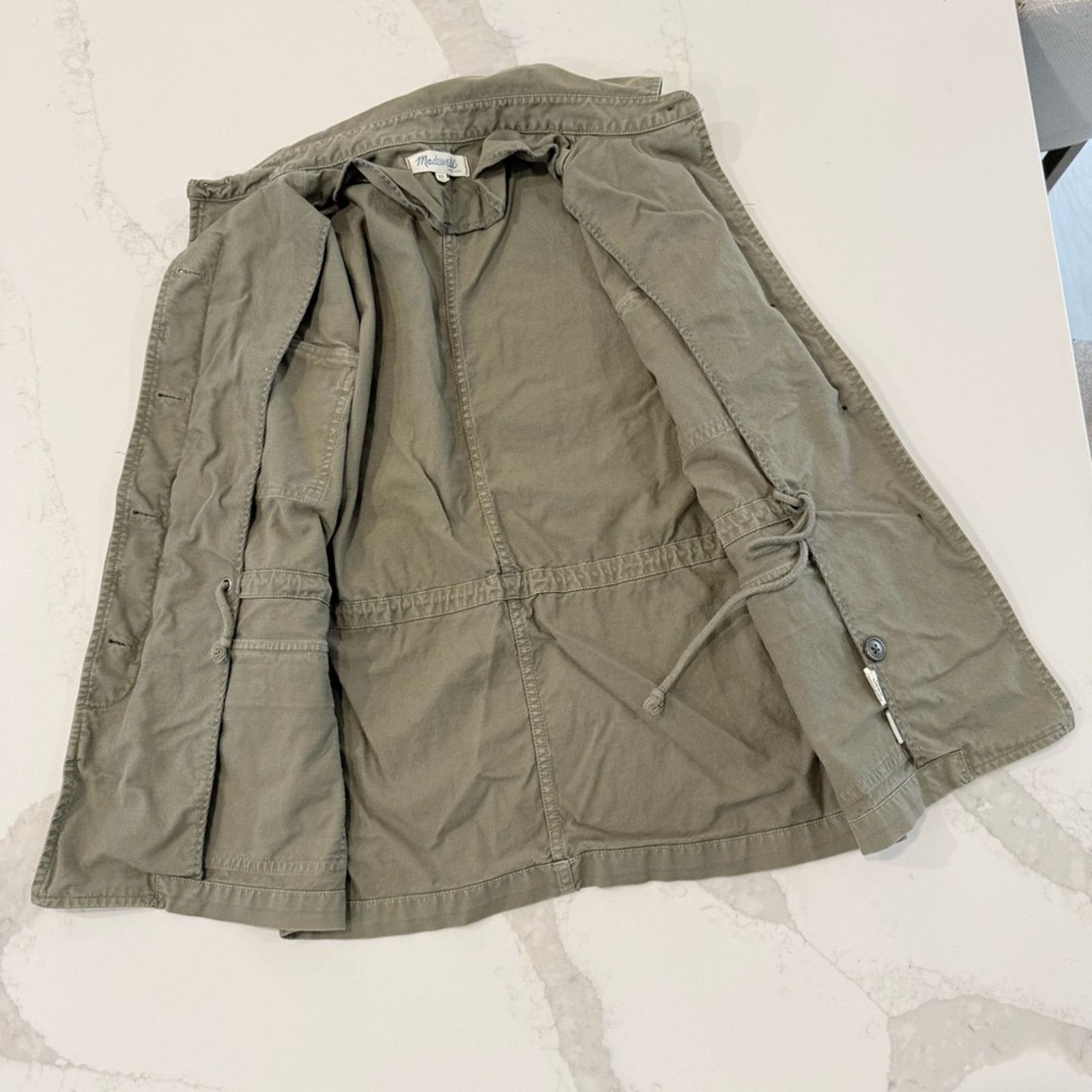 Madewell Madewell Military Oversized Cargo Vest Womens XS ArmyGreen Size XS / US 0-2 / IT 36-38 - 5 Thumbnail