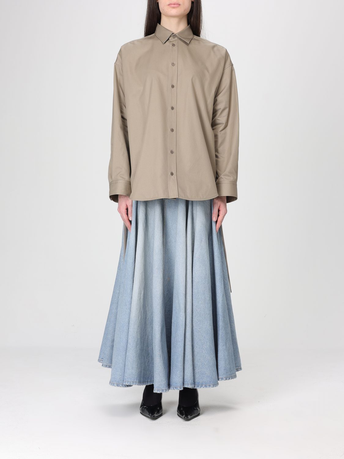 Balenciaga Balenciaga Shirt Woman Sand Size XXS / US 00 / IT 34 - 1 Thumbnail