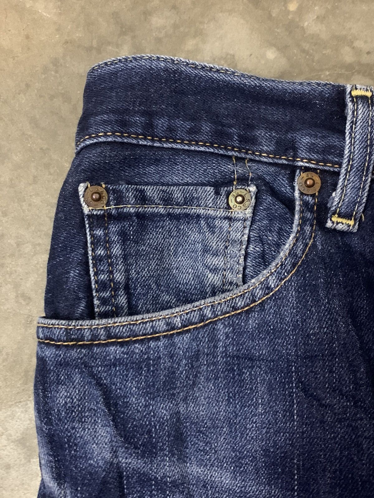 Japanese Brand × Levi's Vintage Clothing Levi’s 502 Selvedge Distress Denim Jeans Size US 30 / EU 46 - 5 Thumbnail