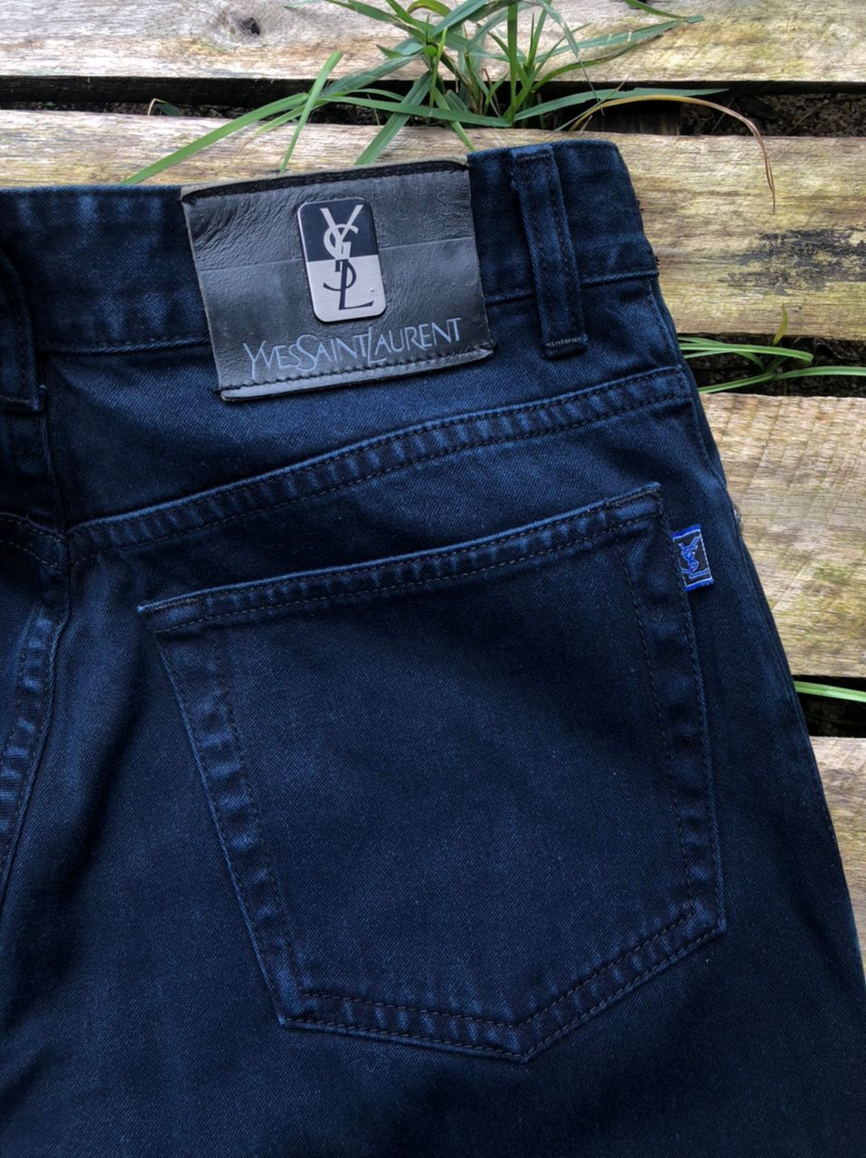 Vintage × Yves Saint Laurent Vintage YSL Yves Saint Laurent Denim Jeans Size US 29 - 1 Thumbnail