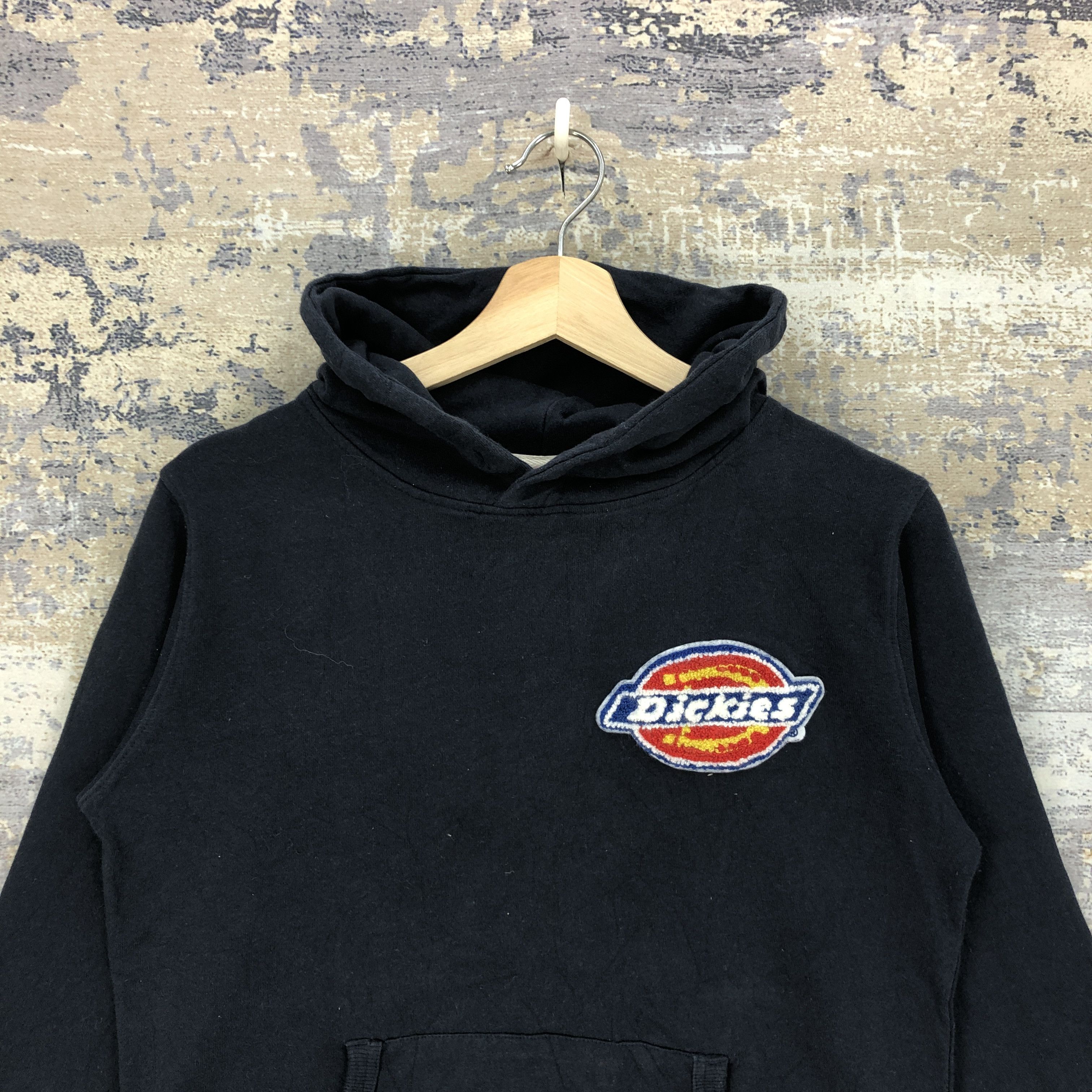 Dickies × Vintage Vintage 90’s Dickies Sweatshirt Logo Graphic Faded Hoodie Size US S / EU 44-46 / 1 - 3 Thumbnail