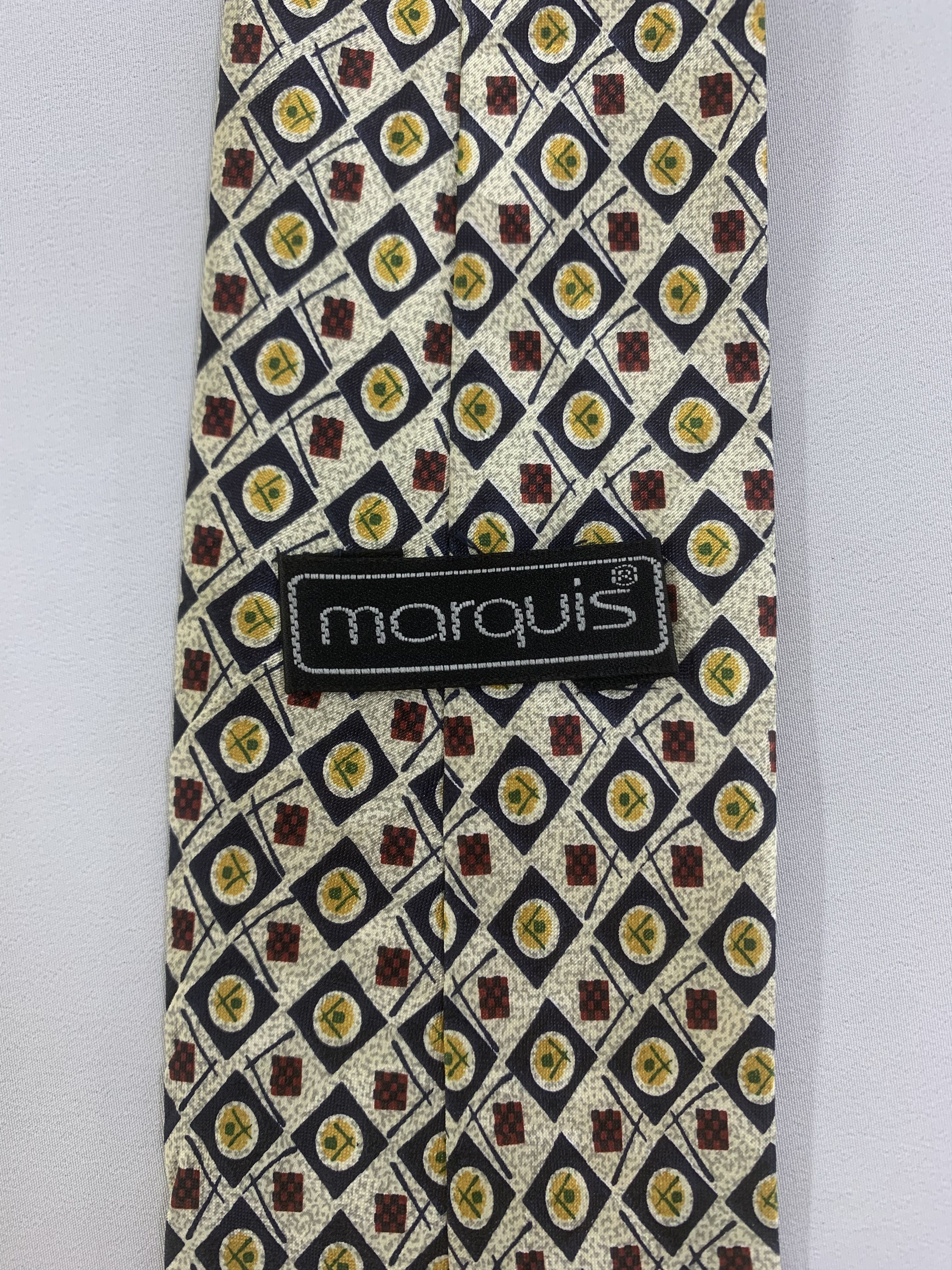 Vintage Marquis silk tie NT1009 Size ONE SIZE - 4 Thumbnail
