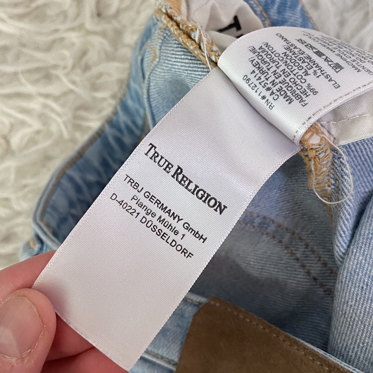 If Six Was Nine × True Religion 📌 Crazy True Religion Halle Mid Rise Skinny Y2K Denim Jeans Size 27" / US 4 / IT 40 - 18 Thumbnail