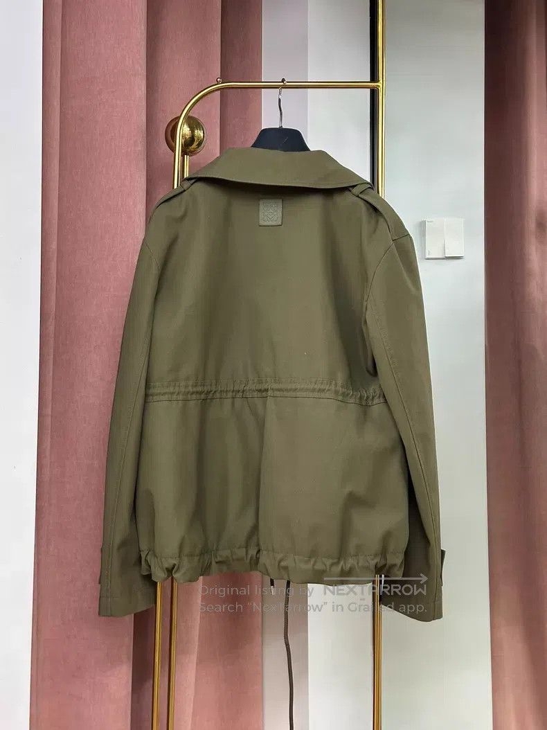 Loewe Loewe Military Green Multi-pocket Windbreaker Jacket Size XXS / US 00 / IT 34 - 3 Thumbnail