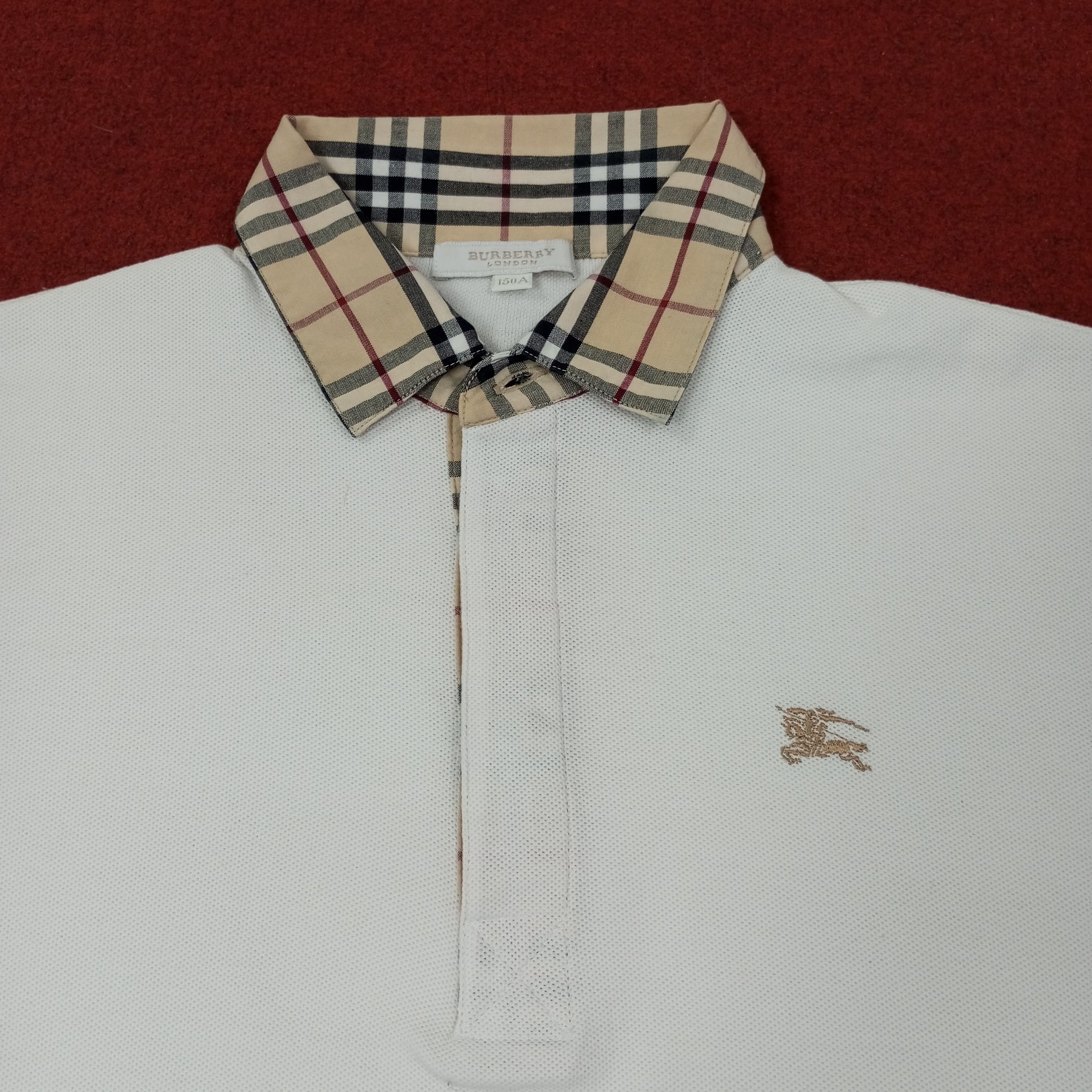Burberry Burberry London Fashion Nova Check Style Polos c249n79 Size S / US 4 / IT 40 - 2 Thumbnail