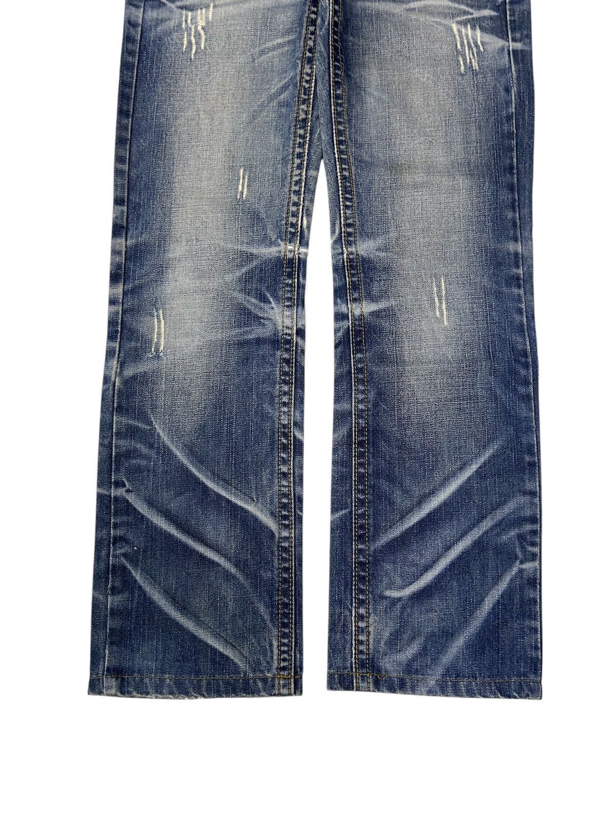 Japanese Brand × Vintage Vintage PRESS Japanese Denim Faded Distressed Jeans Size US 30 / EU 46 - 5 Thumbnail