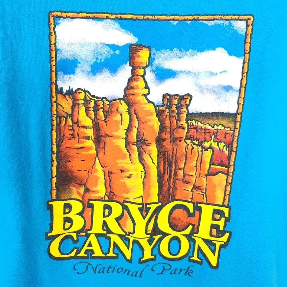 Delta Bryce Canyon National Park T Shirt Mens 2XL Blue Travel Destination Tee Size US XXL / EU 58 / 5 - 5 Thumbnail