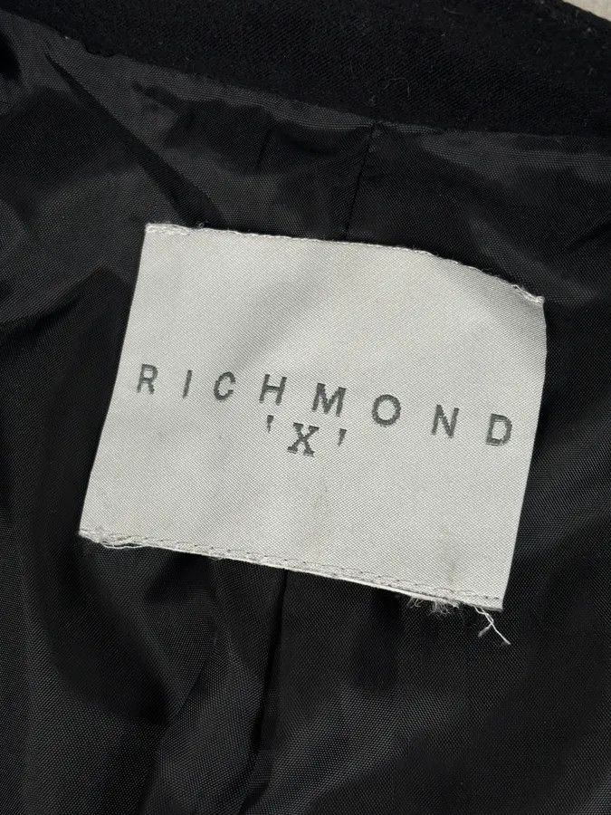 John Richmond 2000S Richmond Black Nylon Signature Minimalist Jacket Size M / US 6-8 / IT 42-44 - 9 Thumbnail