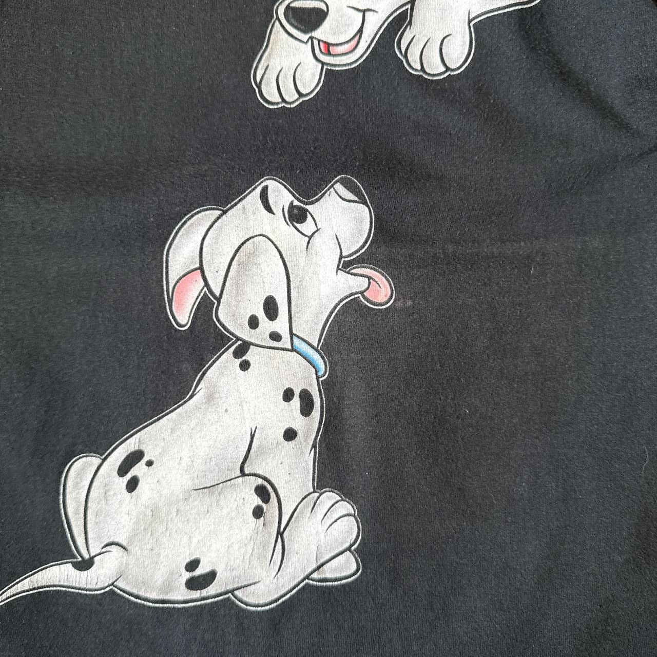 Disney Vtg 90s Disney 101 Dalmaitions Black Tee One Size Mens Large Size US L / EU 52-54 / 3 - 3 Thumbnail