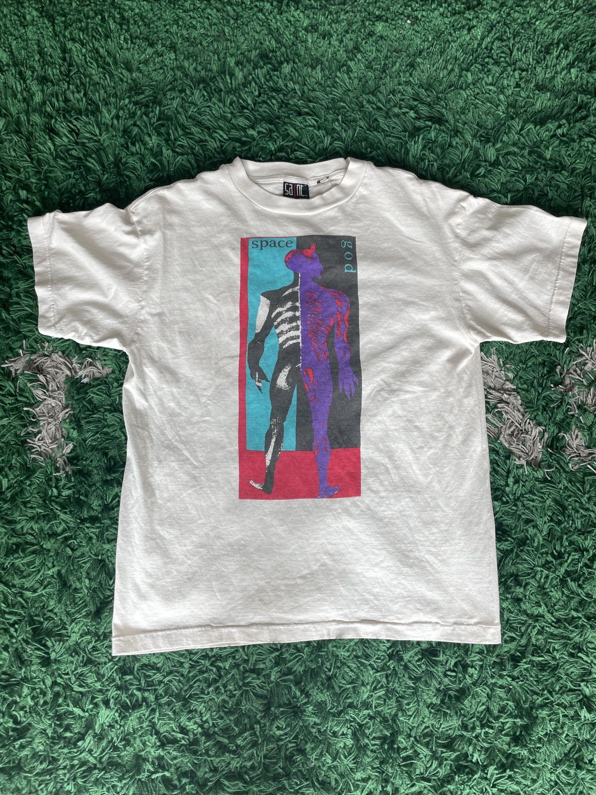 Saint Michael Saint Michael Space God T-Shirt White Size US M / EU 48-50 / 2 - 1 Thumbnail