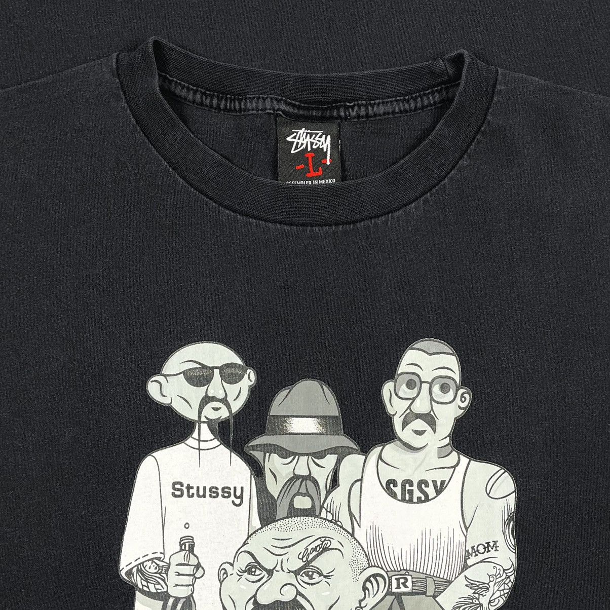 Stussy Vintage Stussy x Mr. Cartoon Custonase Tattoo T Shirt 2000’s Size US L / EU 52-54 / 3 - 9 Thumbnail