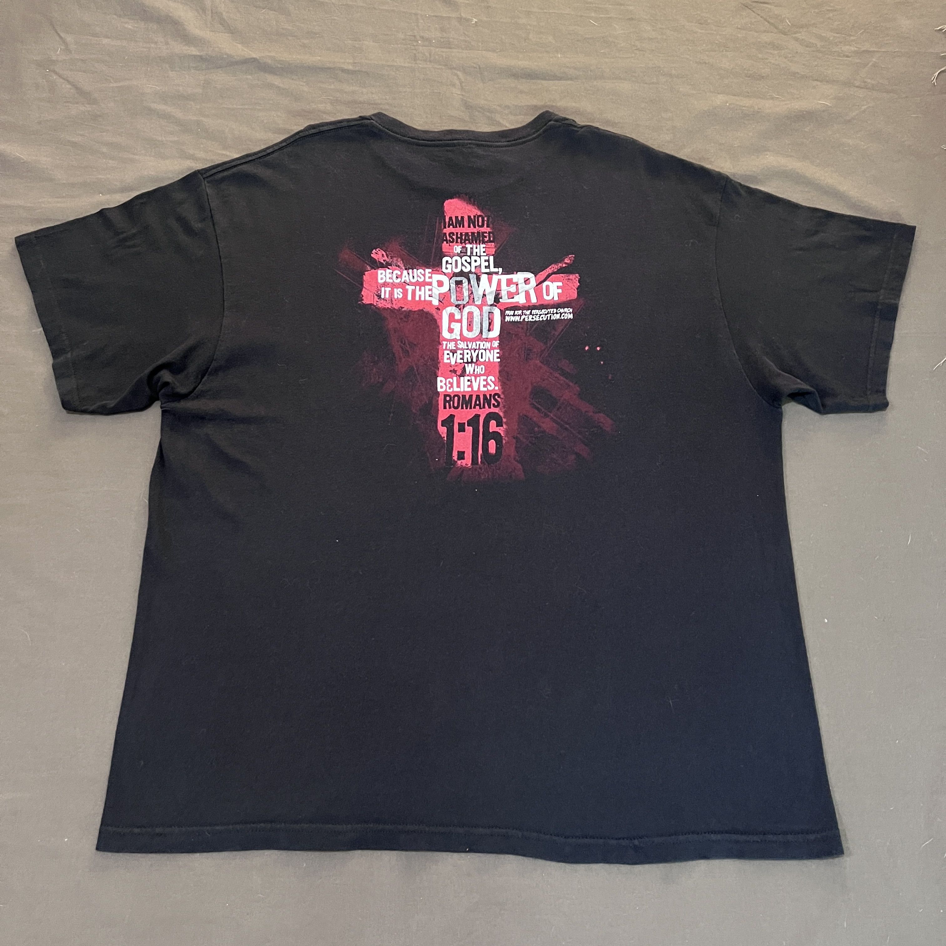 Vintage Vintage Y2K Jesus God Lord Bible Promo Tee 2XL Size US XXL / EU 58 / 5 - 4 Thumbnail