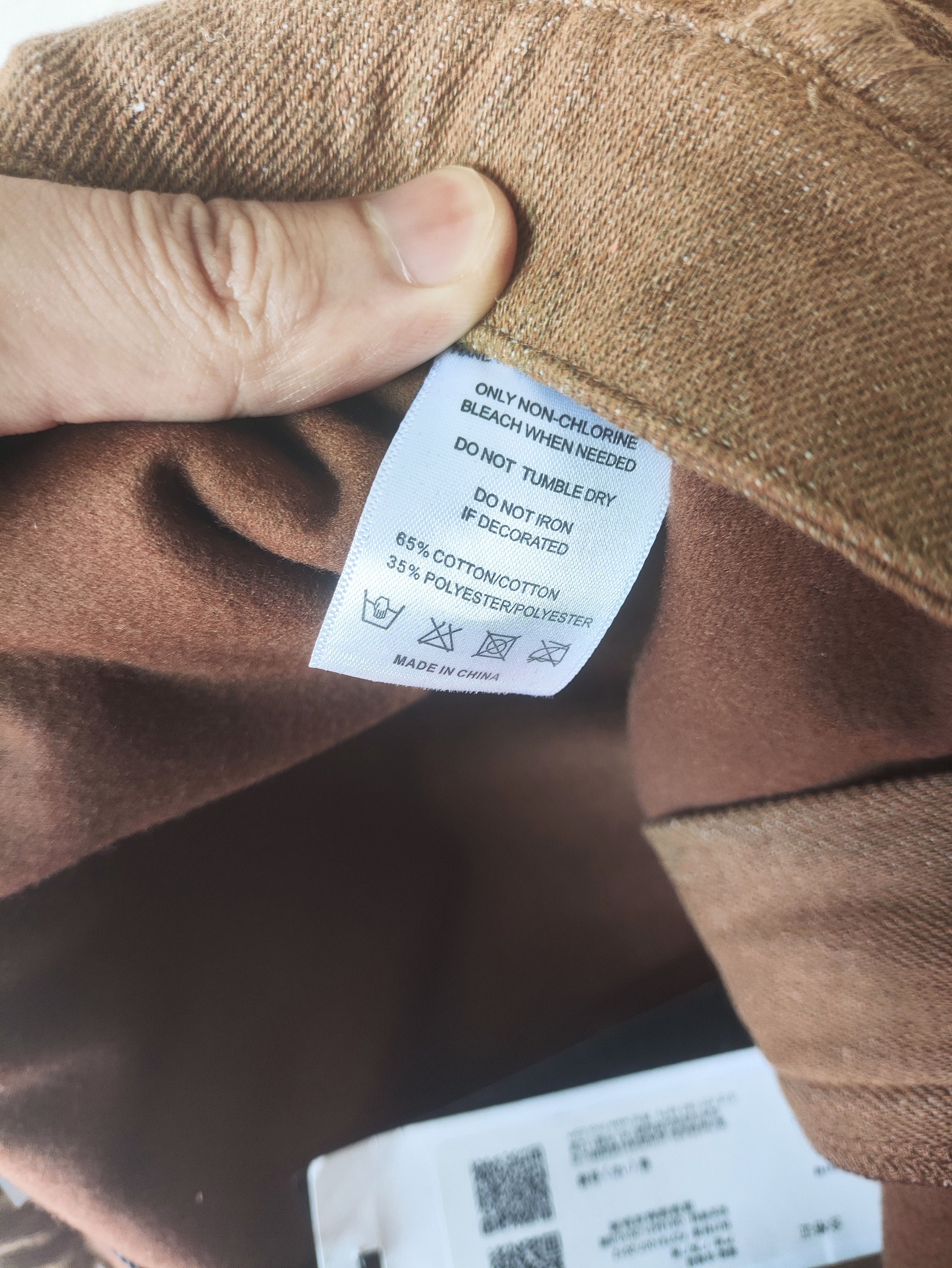 Telfar SS19 Runway khaki strip pants Size US 30 / EU 46 - 7 Thumbnail