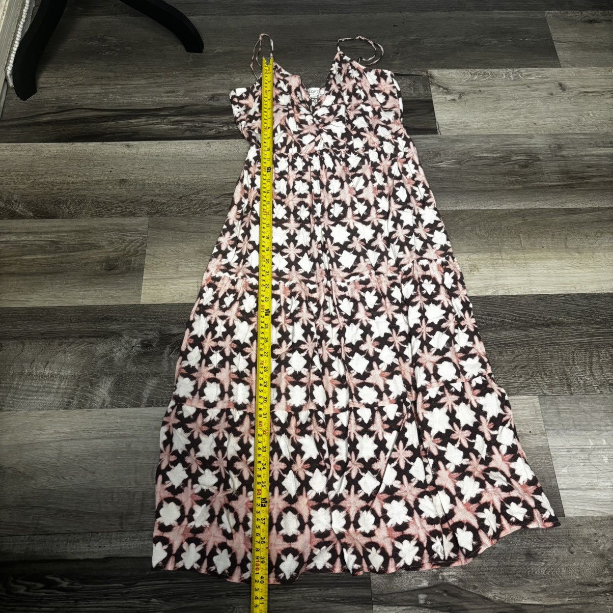 Loft NWT LOFT Sunwashed Floral Twist Tiered Midi Dress, Size 10P Size M / US 6-8 / IT 42-44 - 8 Thumbnail