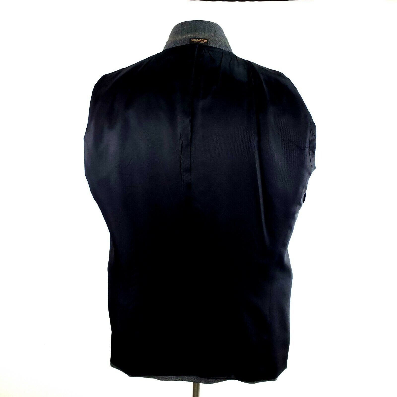 Oscar De La Renta Oscar de la Renta 42R 2 Button Nailshead Wool Gray Blazer Sp Size 42R - 10 Thumbnail