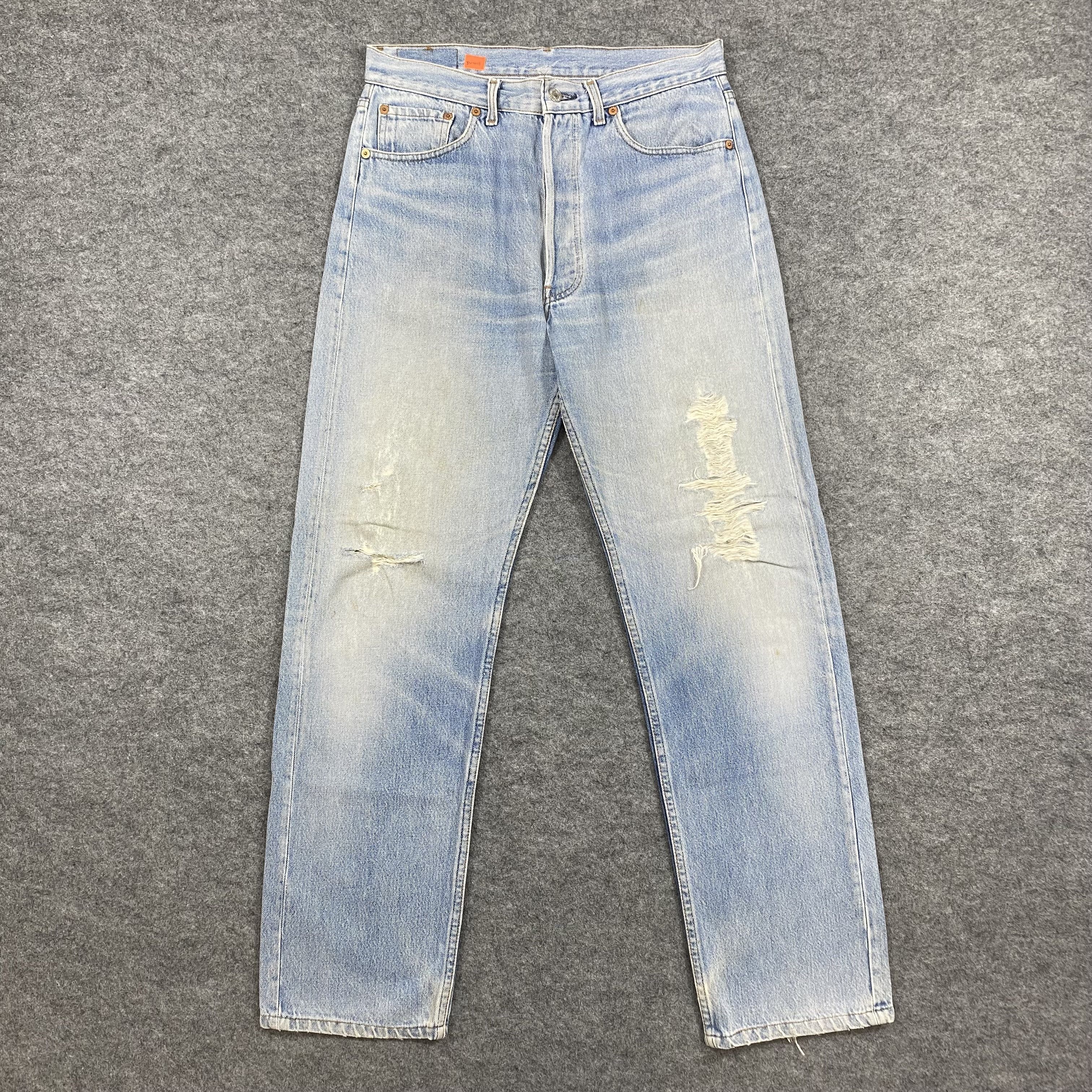 Levi's Vintage Clothing Levis Distressed Blue Vintage Jeans 31x31 Denim-JN4015 Size US 31 - 1 Thumbnail