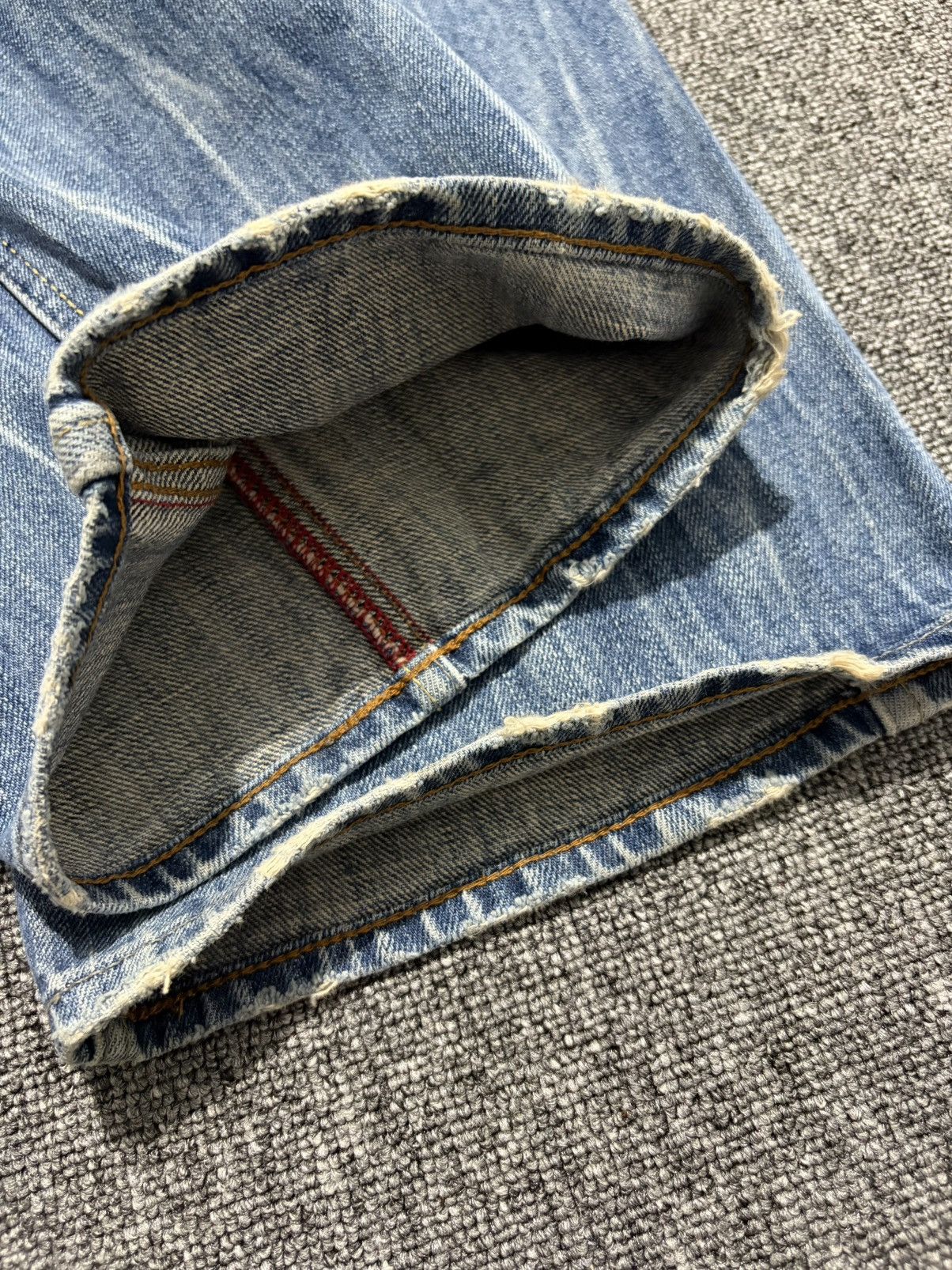 Tornado Mart semantic design jeans flare mudwash lgb kmrii Size US 32 / EU 48 - 5 Thumbnail
