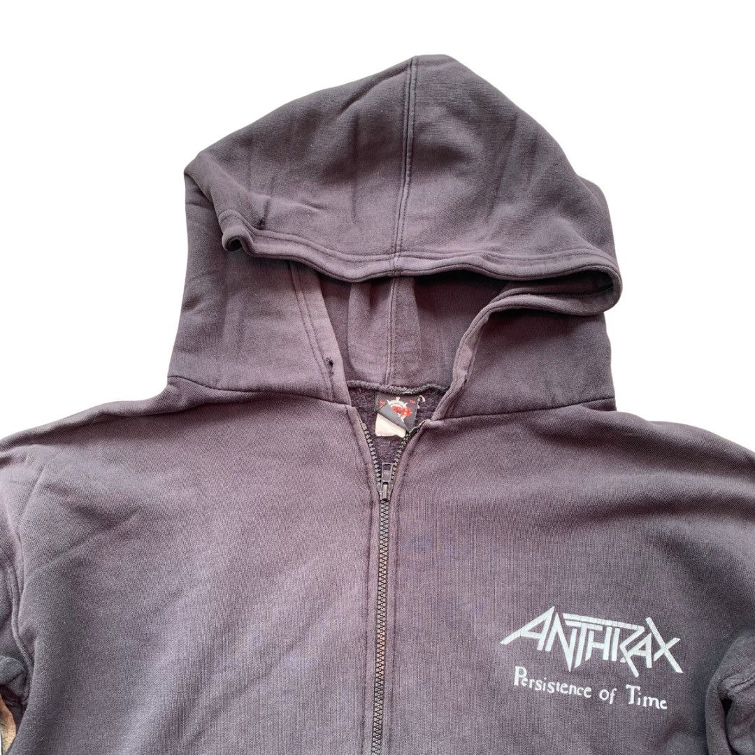 Band Tees Anthrax - Persistence of time zip hoodie jacket Size US XL / EU 56 / 4 - 3 Thumbnail