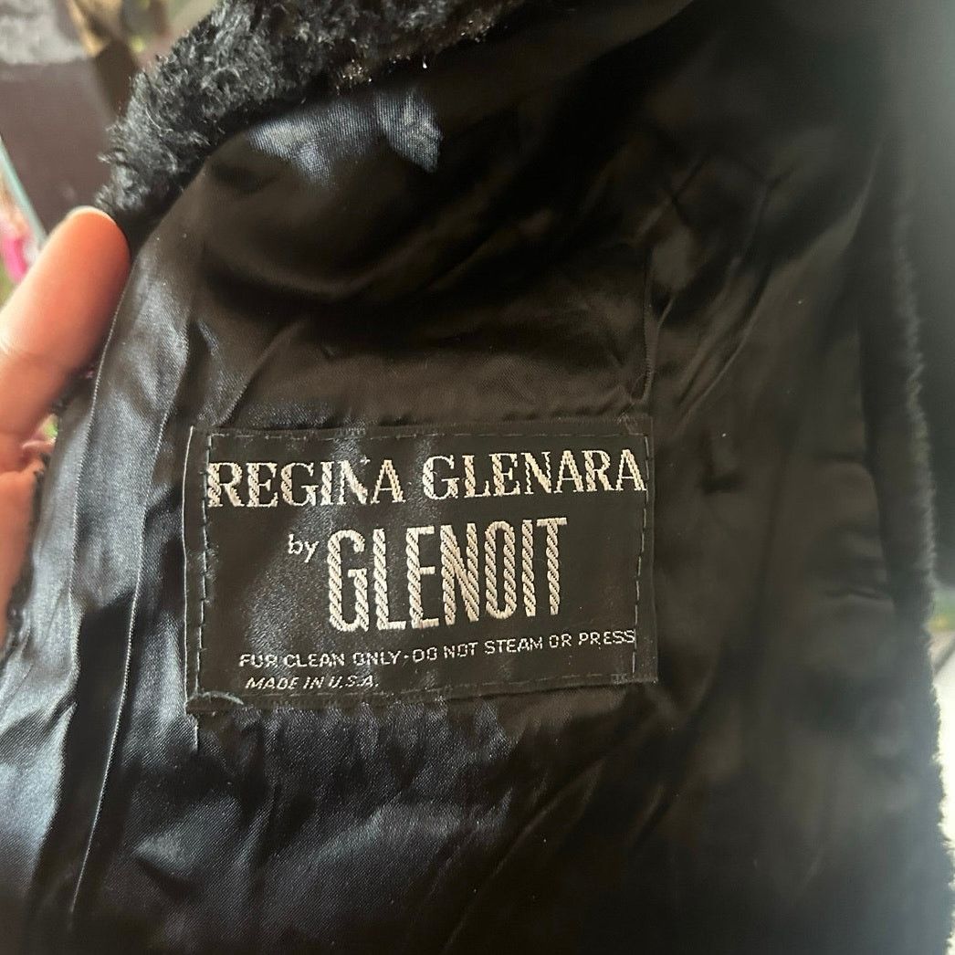 Other regina glenara by glenoit black fur coat cloak jacket Size M / US 6-8 / IT 42-44 - 5 Thumbnail