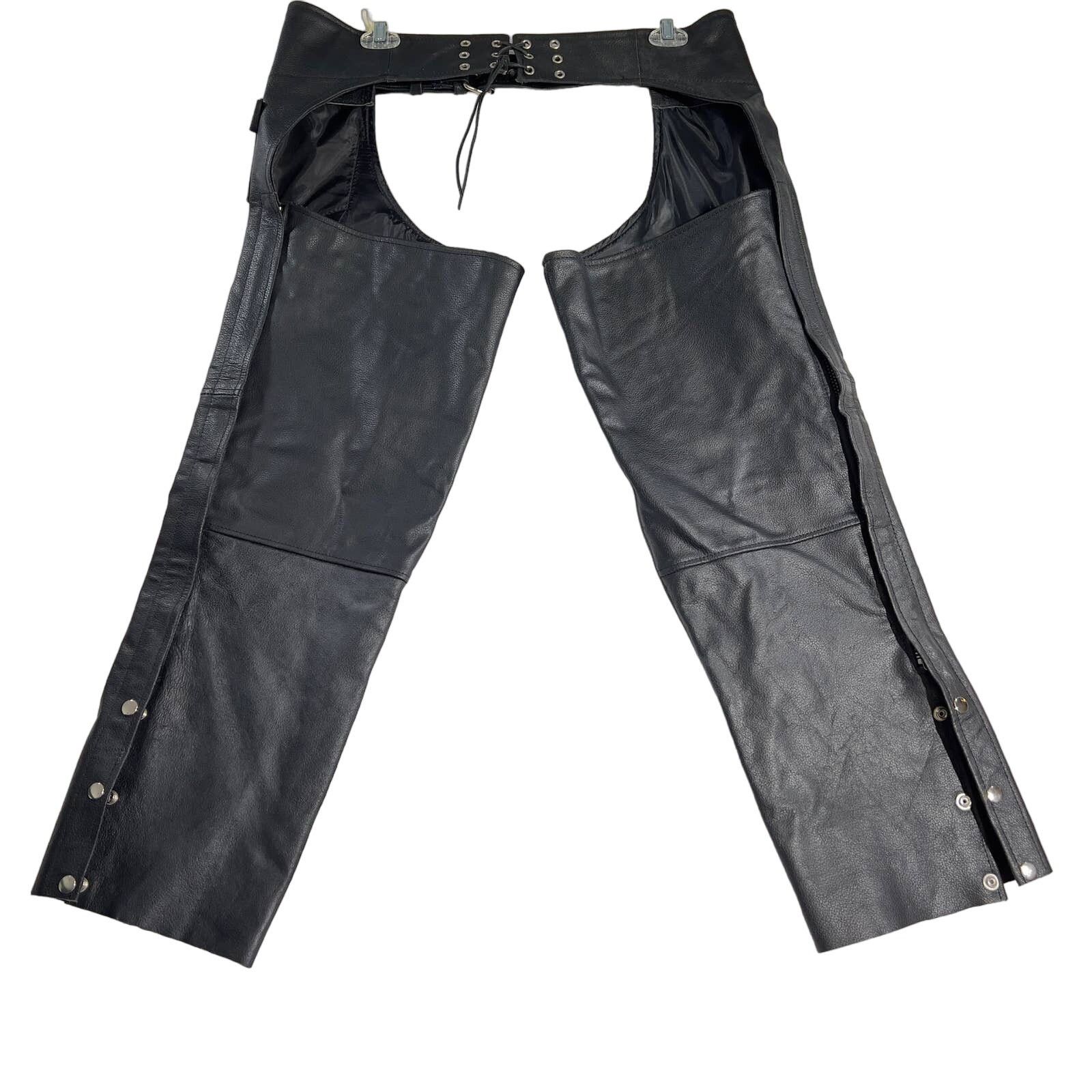 Other Hot Leathers Chaps XL Lined Button Cuffs Full Zip Legs Size US 38 / EU 54 - 1 Thumbnail