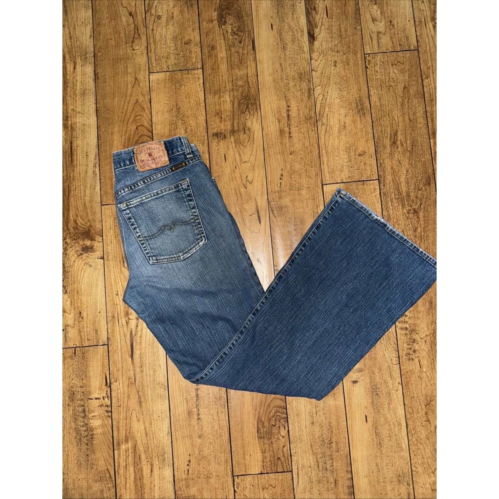 Levi's × Lucky Brand × Vintage Lucky Brand Dungarees Jeans Sweet N Low Made In USA 30x32 Size 30" / US 8 / IT 44 - 1 Thumbnail