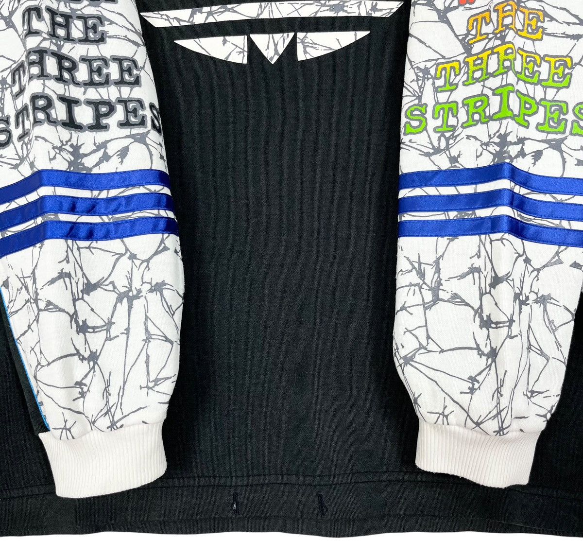 Adidas × Vintage Vintage 90s Adidas Trefoil Big Logo Sweatshirt Size US L / EU 52-54 / 3 - 7 Thumbnail
