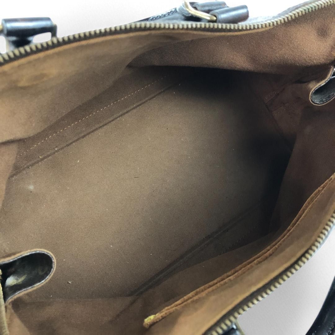 Louis Vuitton Louis Vuitton - Alma PM Handbag Black Leather Monogram Size ONE SIZE - 8 Thumbnail