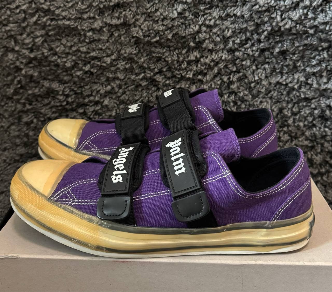 Palm Angels Palm Angels Vulcanized Purple Canvas Size US 9 / EU 42 - 1 Thumbnail