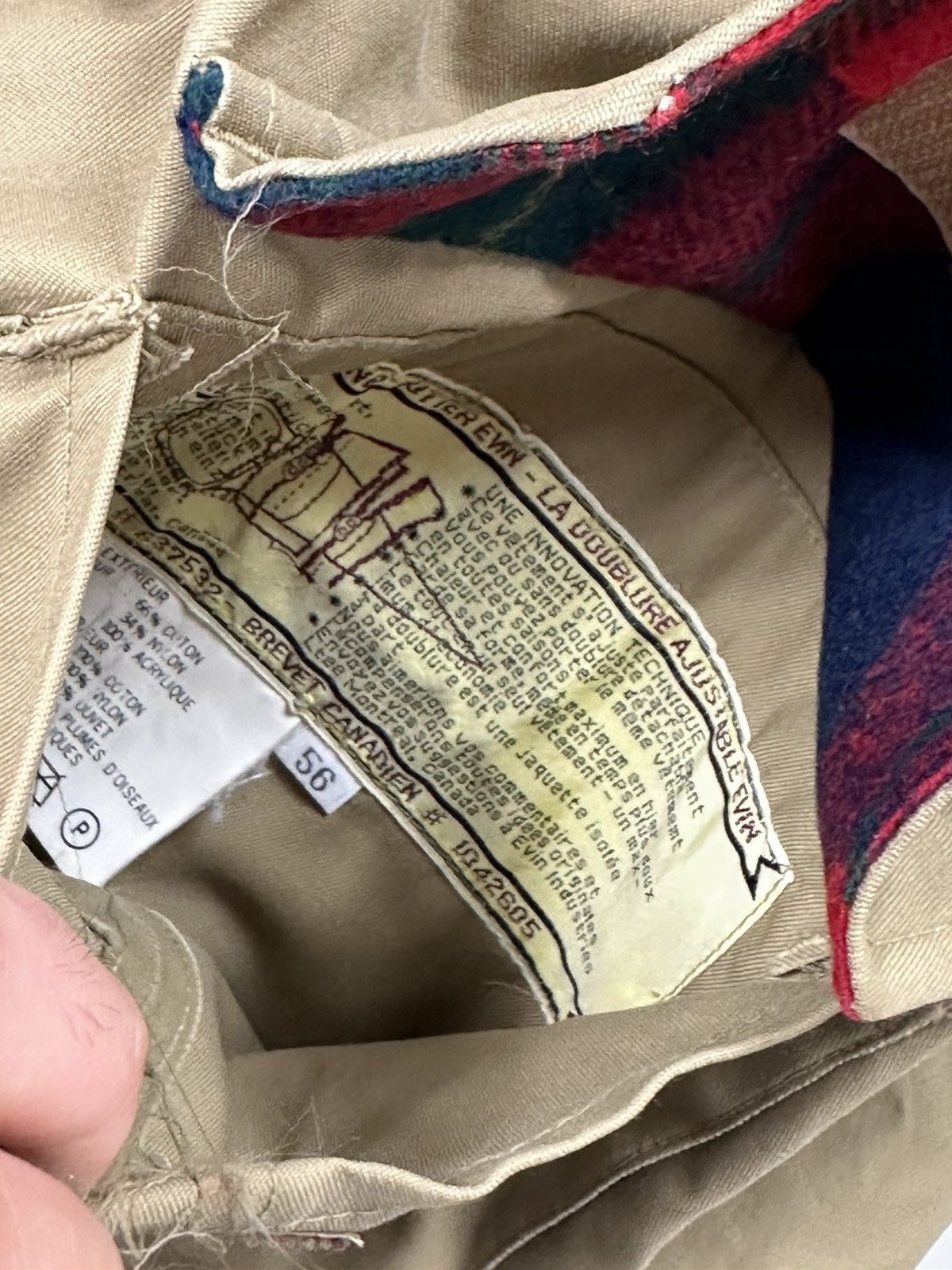 Other Vintage 80's Evin Work Revesrible Jacket Canada Size US L / EU 52-54 / 3 - 12 Thumbnail