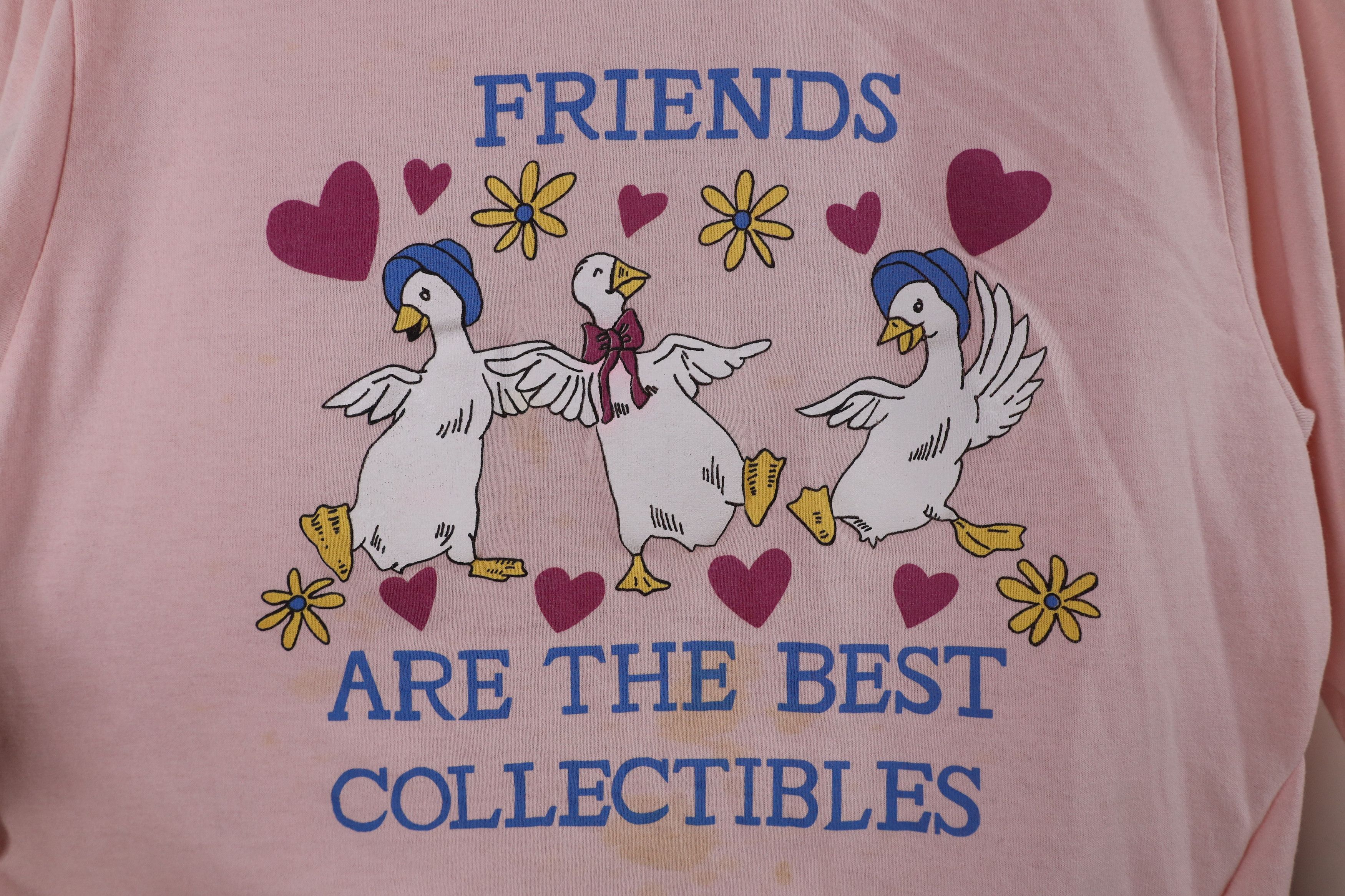 Vintage Vintage 90s Streetwear Friends Duck Pullover T-Shirt USA Size L / US 10 / IT 46 - 4 Thumbnail