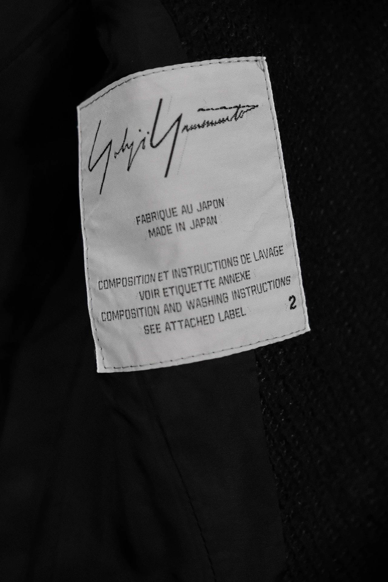 Yohji Yamamoto Yohji Yamamoto 08AW Archive Block Decon Ballet Jkt Wmn's Size XS / US 0-2 / IT 36-38 - 9 Thumbnail