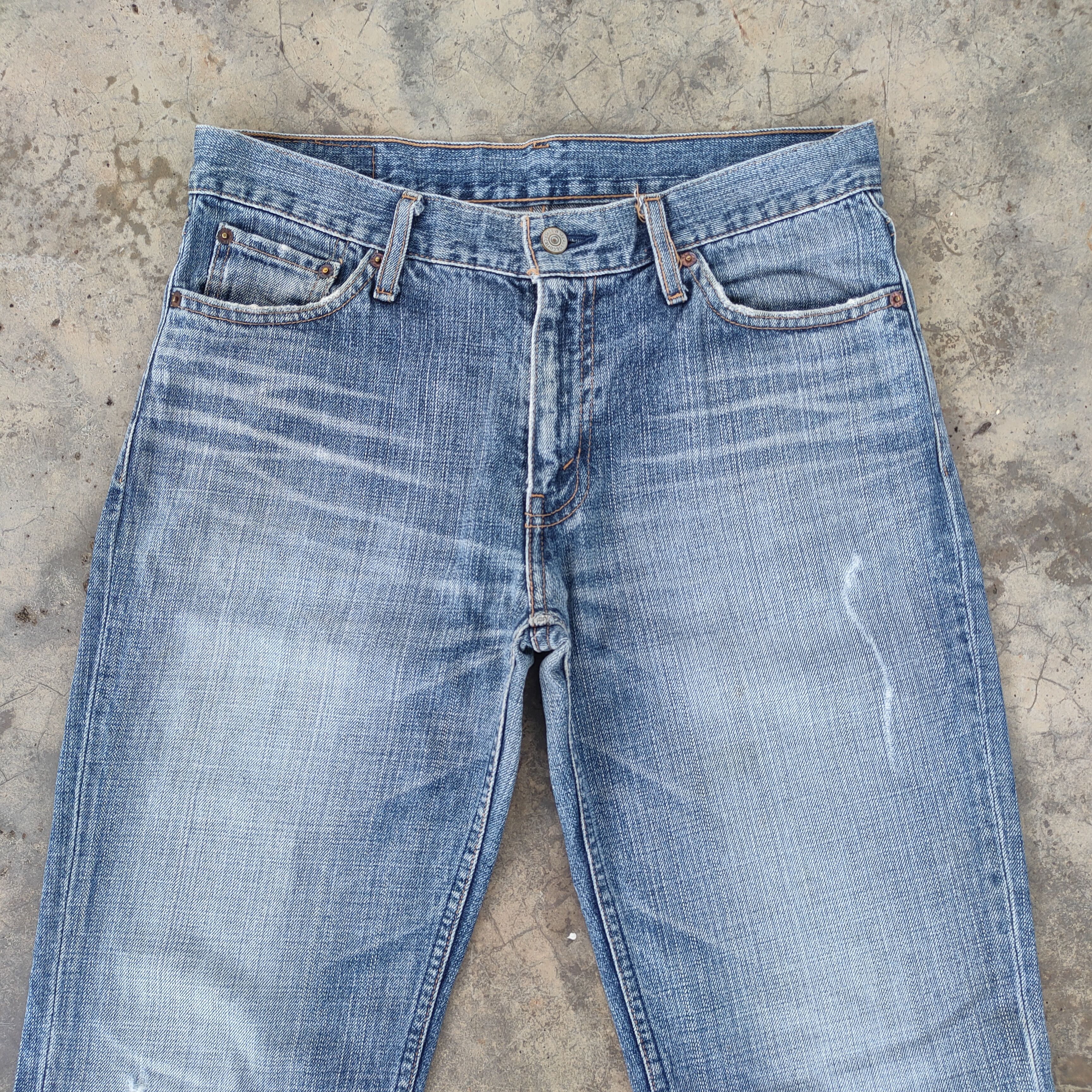 Levi's Vintage Clothing VINTAGE LEVI'S 533 FADED DENIM JEANS PANTS Size US 33 - 2 Thumbnail