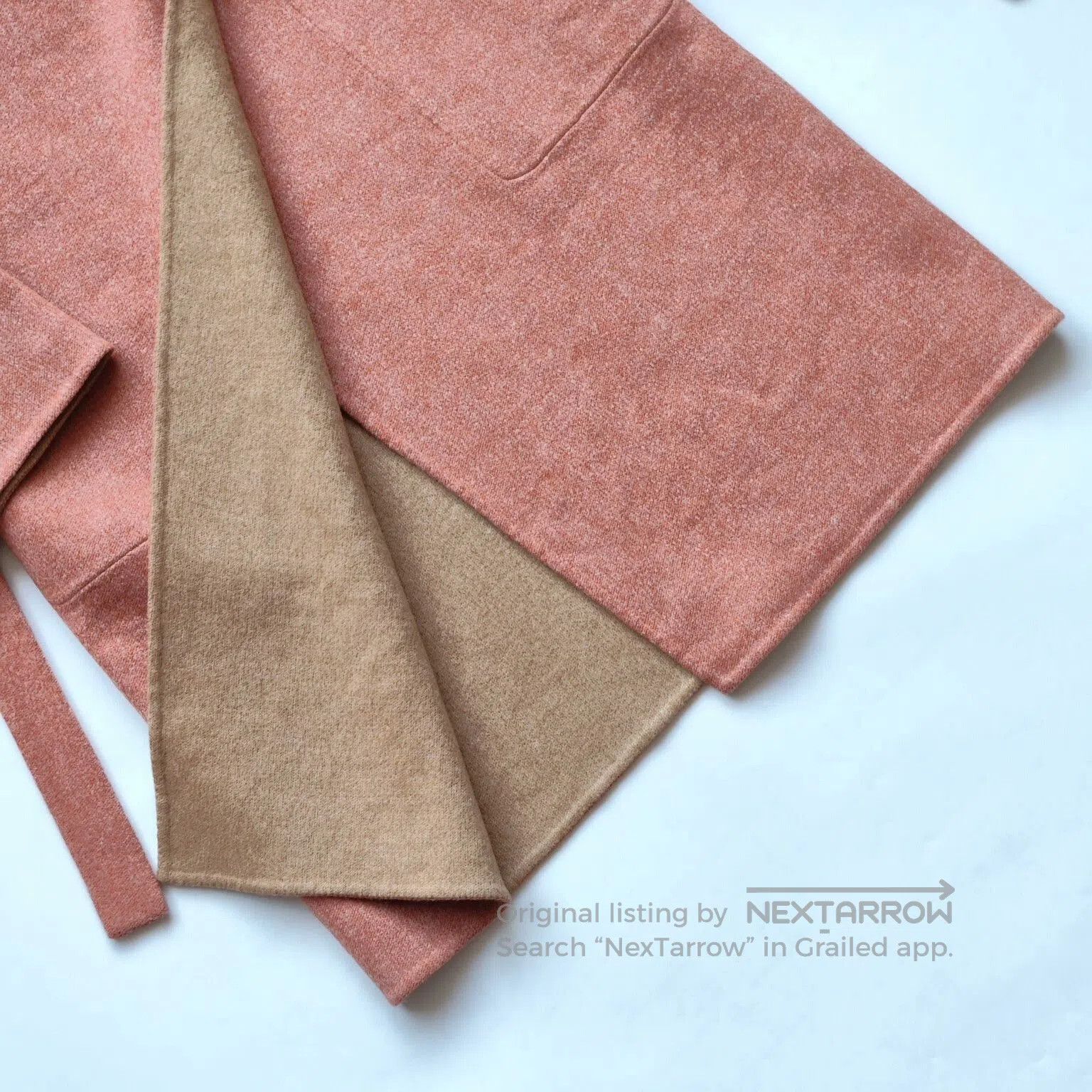 Hermes Hermes Women's Pink Cashmere Long Coat. Size US S / EU 44-46 / 1 - 4 Thumbnail