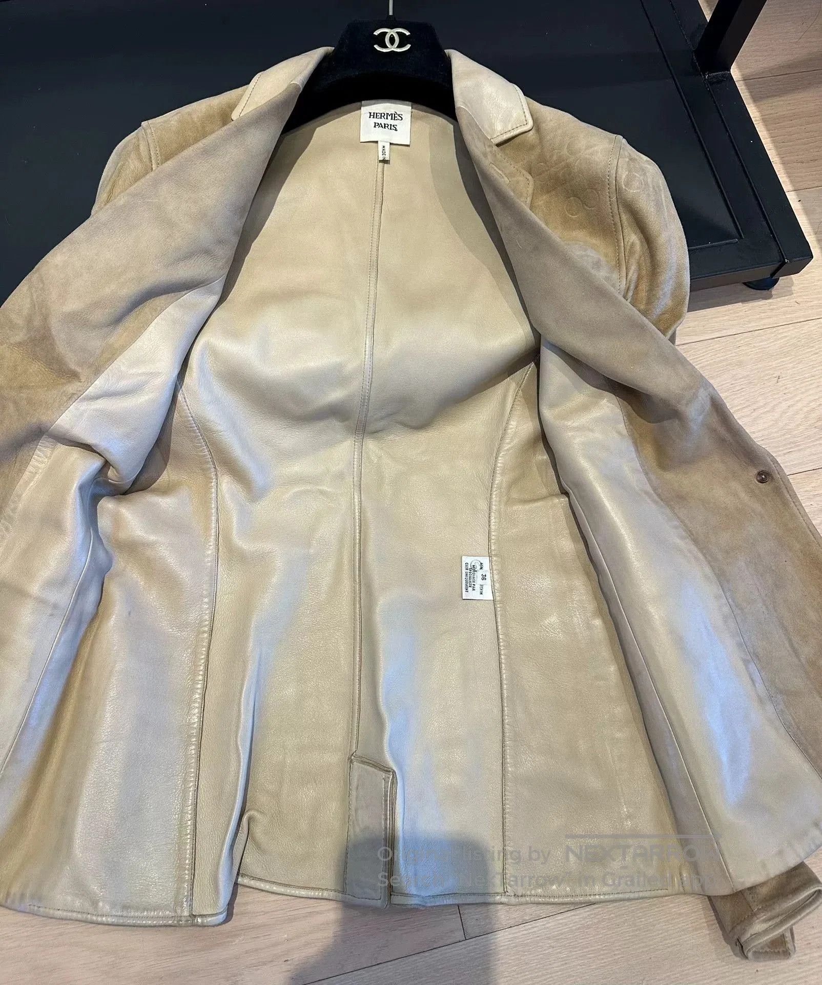 Hermes Hermes Beige Single-Breasted Blazer. Size US M / EU 48-50 / 2 - 7 Thumbnail