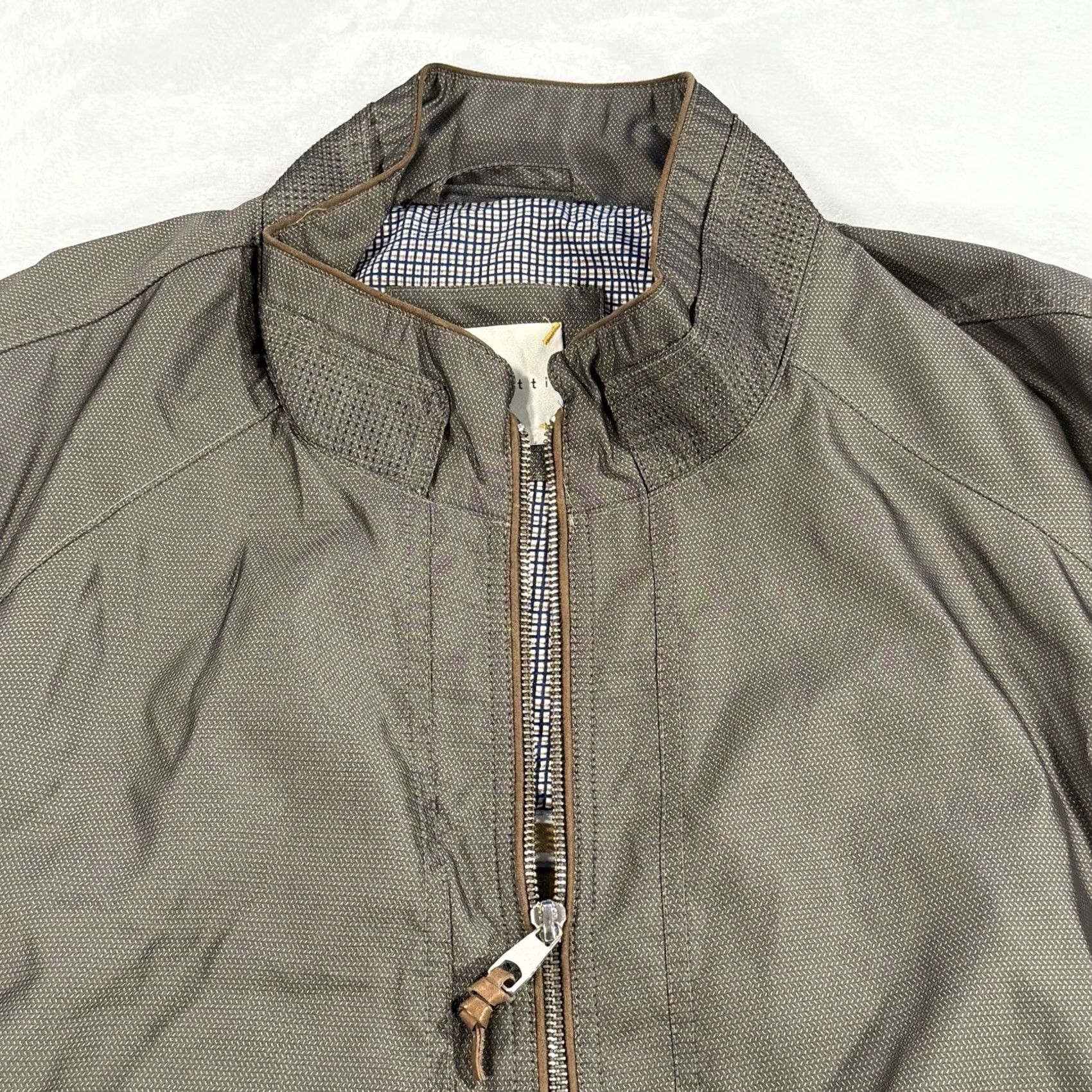Bugatti Bugatti Jacket Mens 50 Regular Brown Full Zip Rain Coat Blouson 50R Size US M / EU 48-50 / 2 - 2 Thumbnail