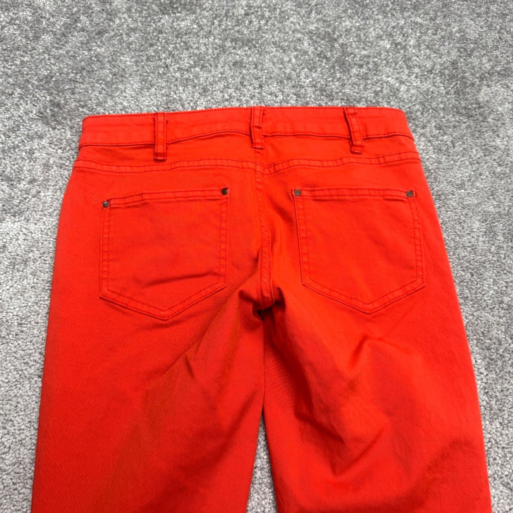 Club Monaco VINTAGE Club Monaco Jeans Womens 4 Red Zip Pockets Skinny 28x27 Cotton Blend Denim Regular Modern City Streetwear Mens? Size 27" / US 4 / IT 40 - 5 Thumbnail