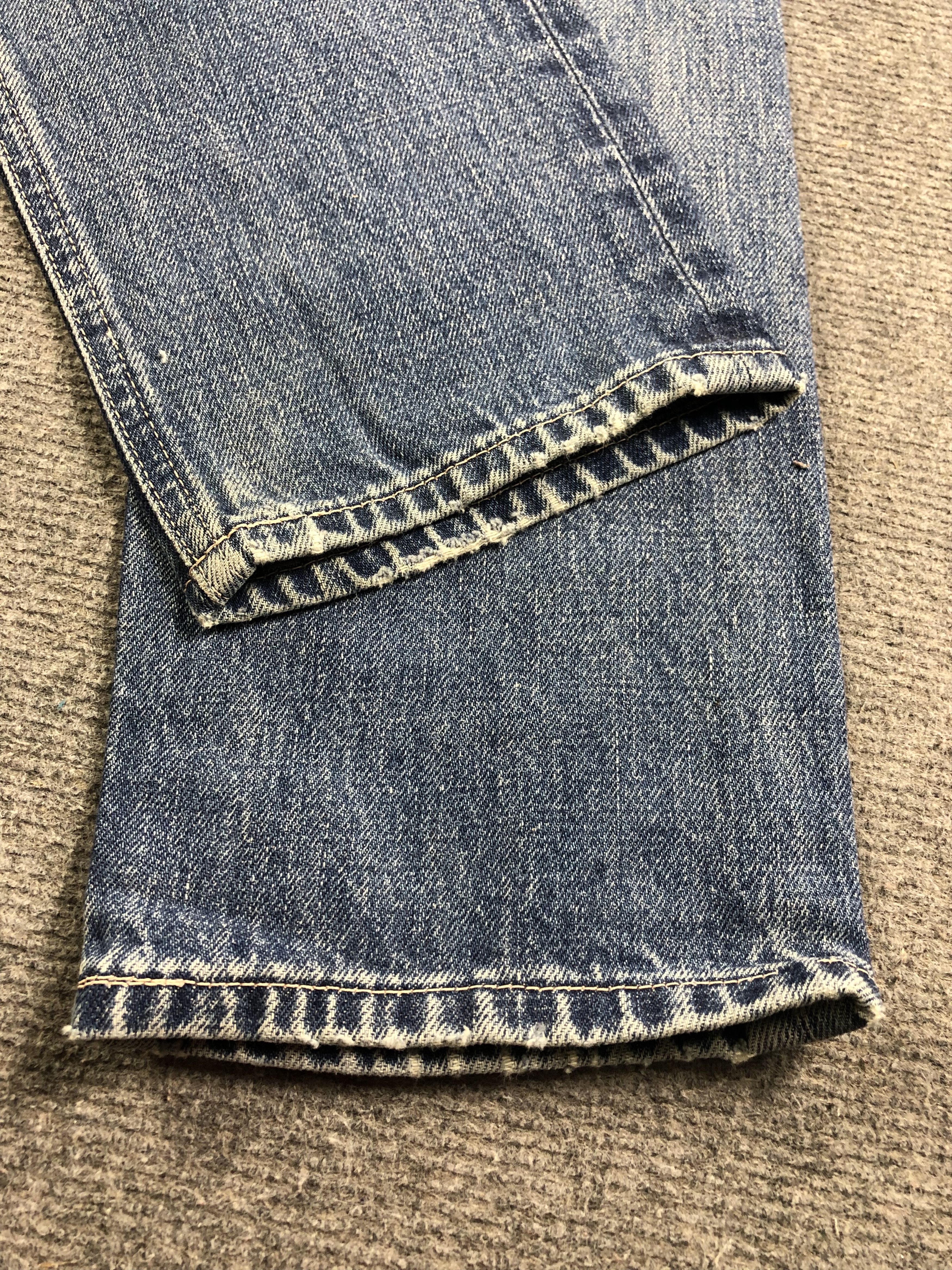 Japanese Brand Wash Blue Domingo Co Ltd Denim Jeans 32x30.5 Size 32" / US 10 / IT 46 - 11 Thumbnail