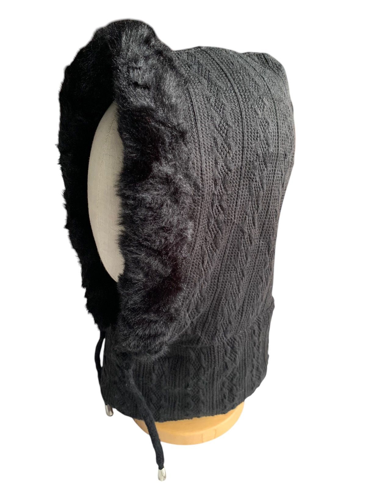 Kapital Knitted Fur Hoodie Balaclava Winter Sessions Streetwear Hats Size ONE SIZE - 2 Thumbnail
