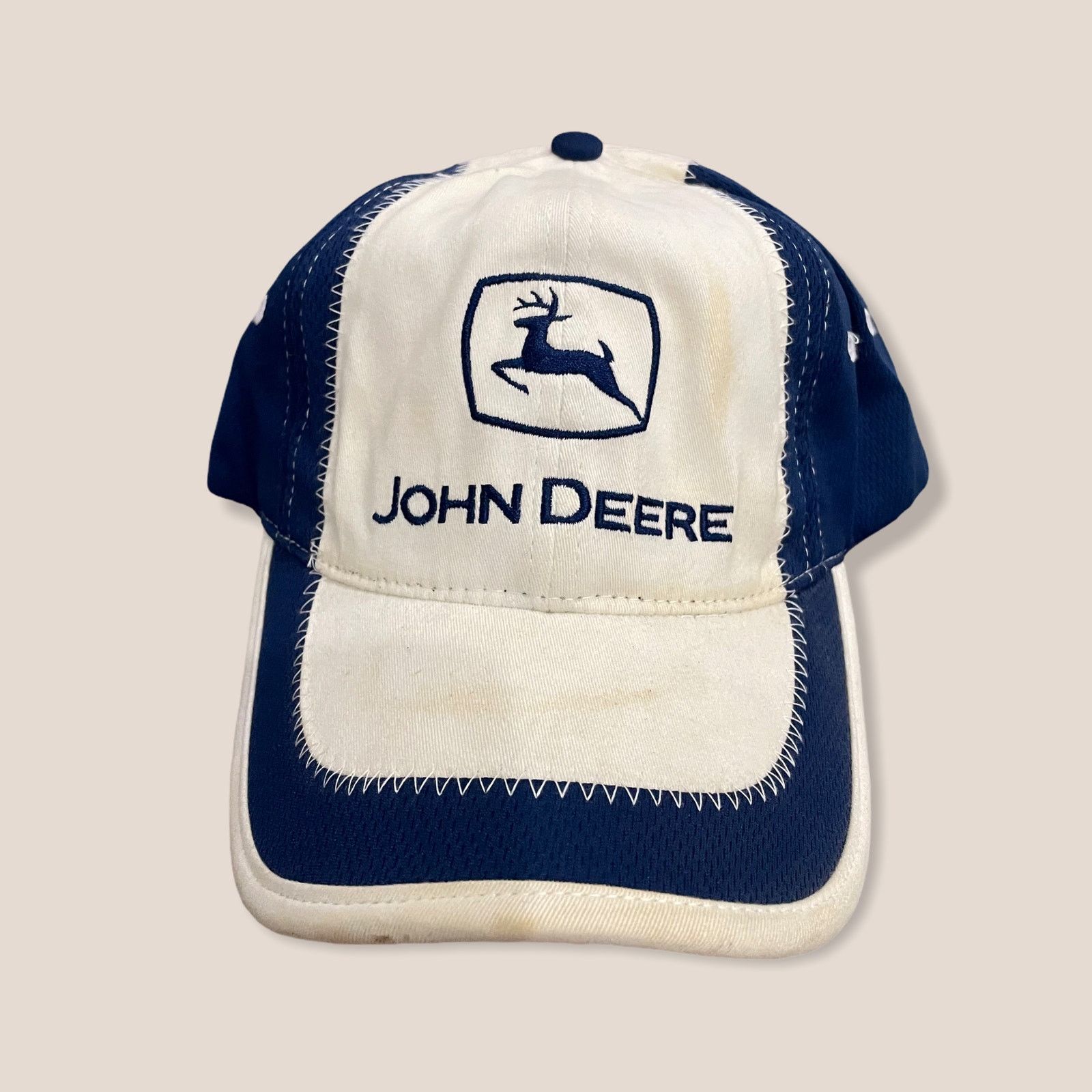 Vintage John Deere adjustable hat Size ONE SIZE - 1 Thumbnail