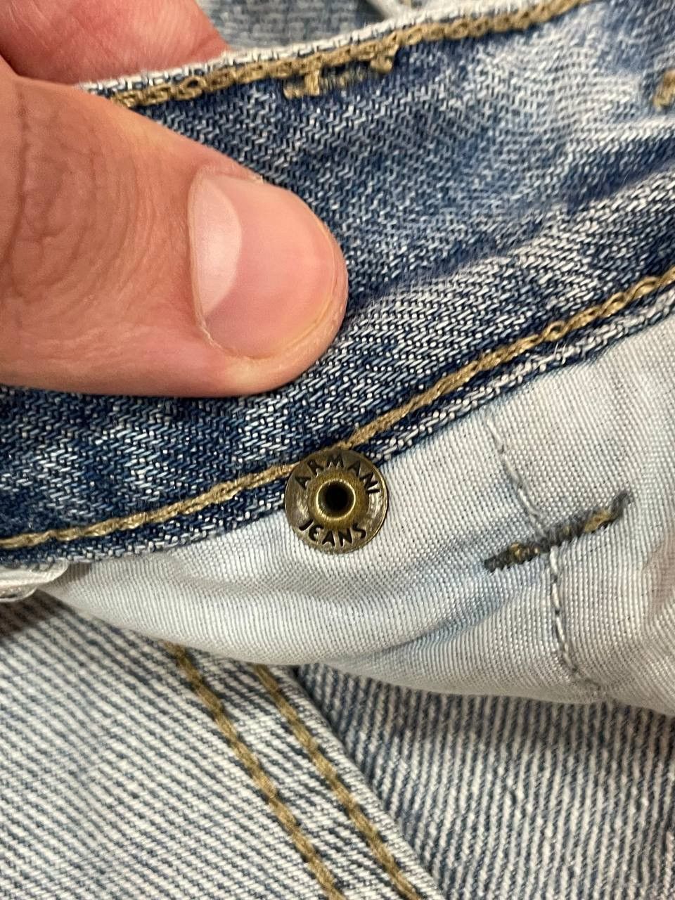 Armani Deconstruct Vintage Armani Jeans Rare Design Size US 33 - 7 Thumbnail