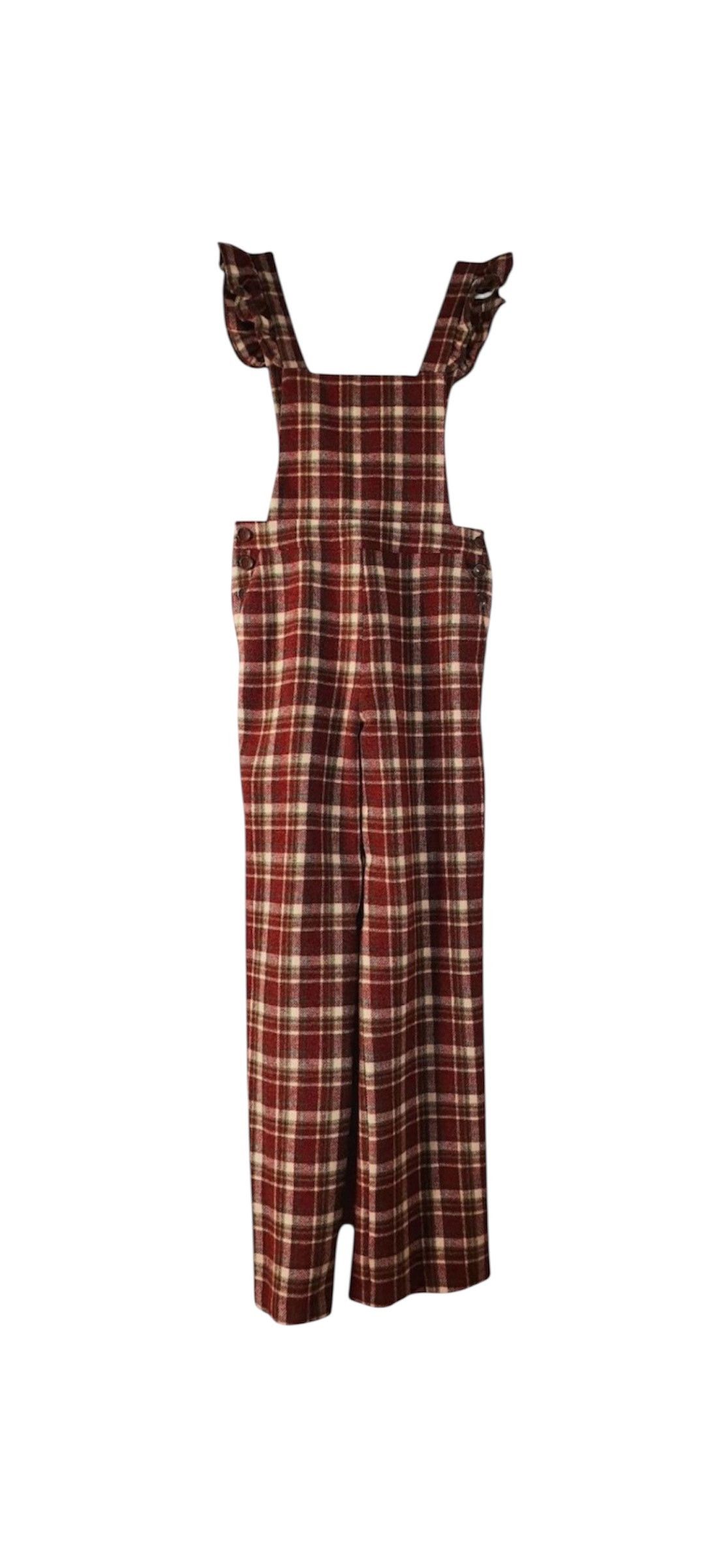 Sezane Iconic tartan wool jumpsuit Size 27" / US 4 / IT 40 - 1 Thumbnail