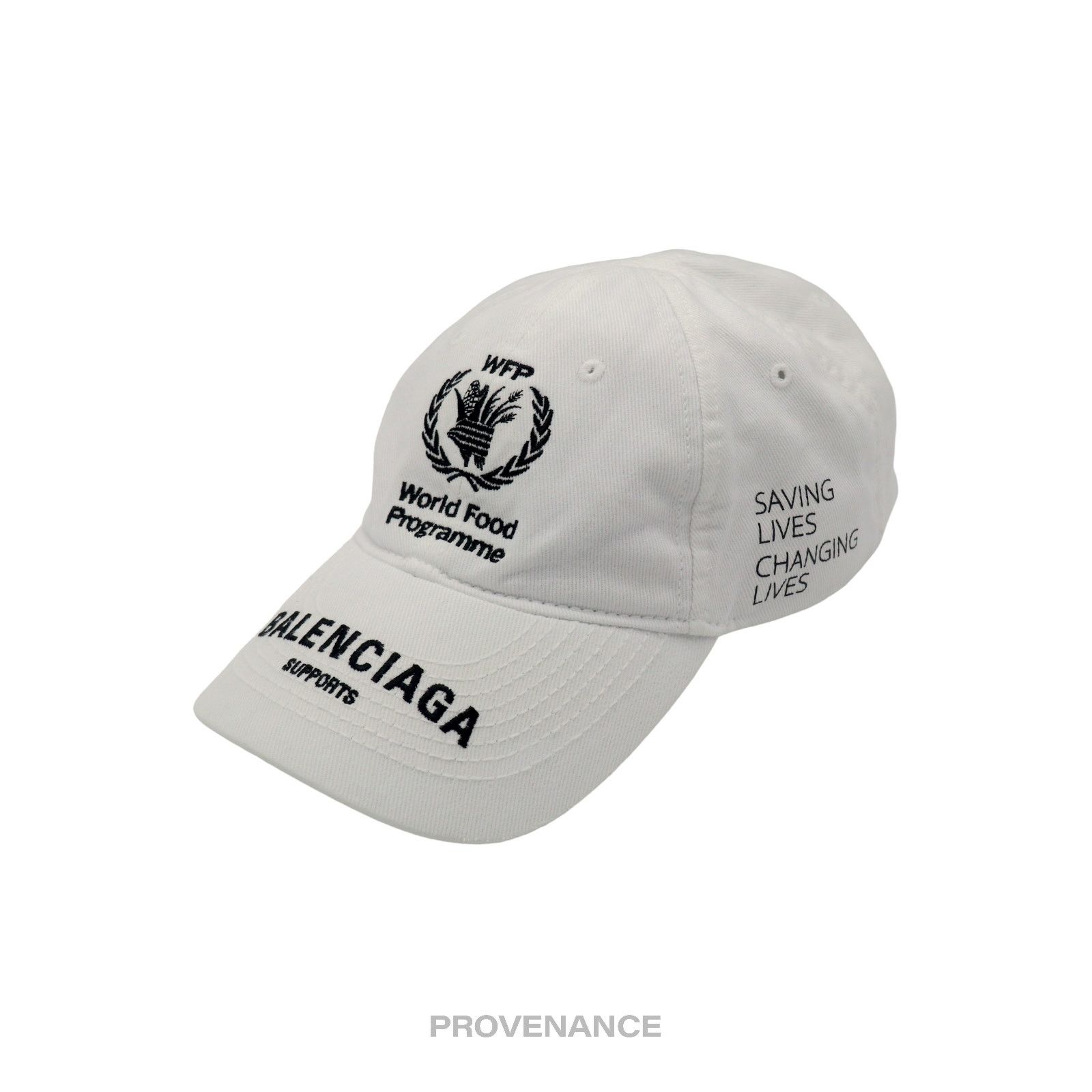 Balenciaga 🔴 Balenciaga WFP Cap - White Size ONE SIZE - 2 Thumbnail