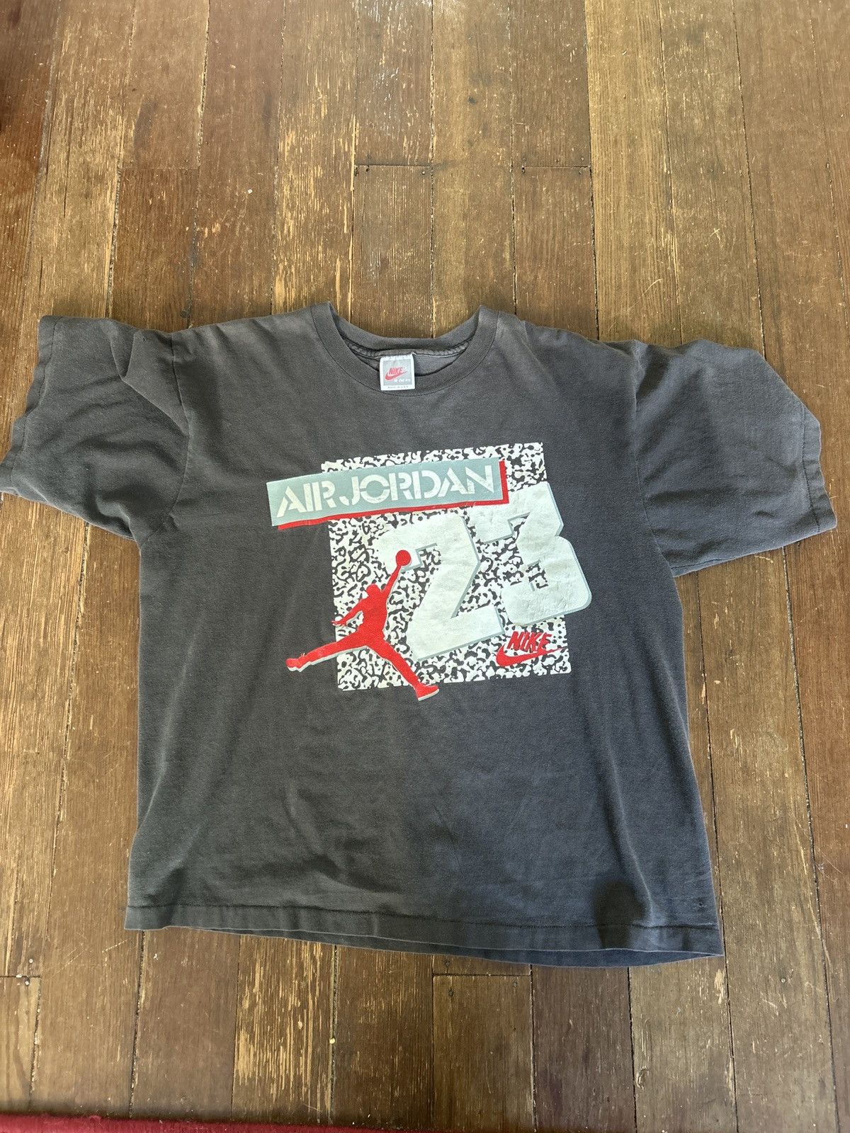 Vintage 90s Nike Air Jordan tee shirt Size US S / EU 44-46 / 1 - 1 Thumbnail