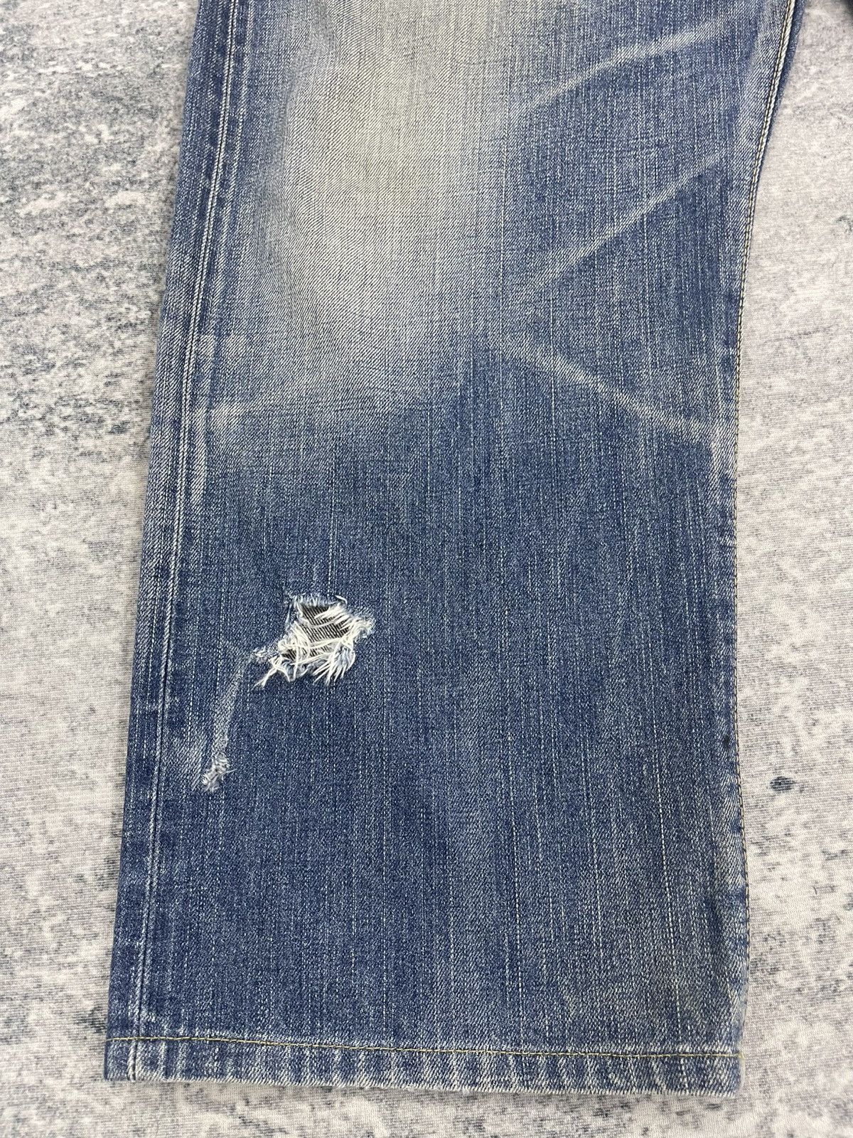 Edwin Vintage Edwin Distressed Salvage denim pants Size US 38 / EU 54 - 3 Thumbnail