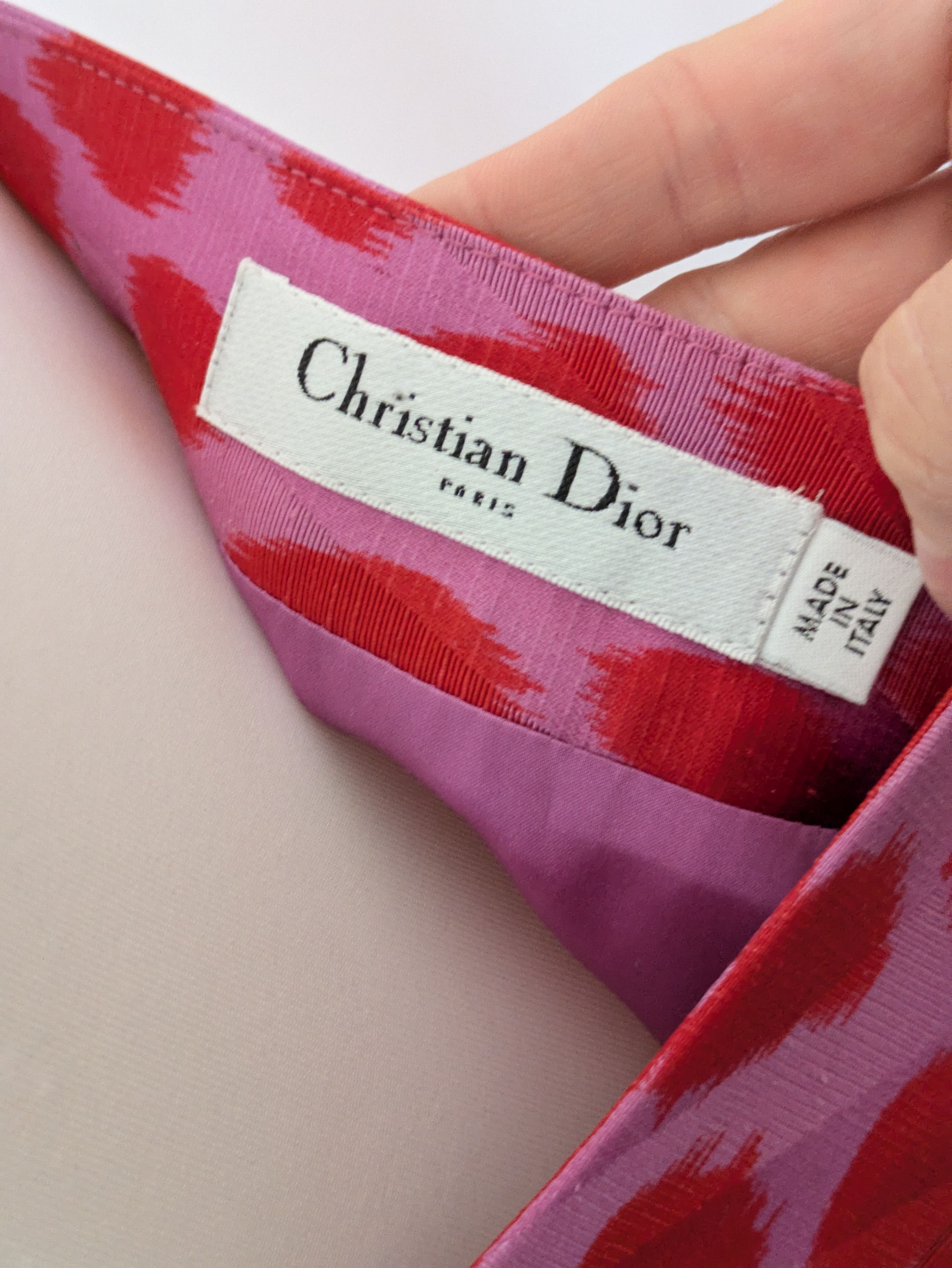 Dior Christian Dior Silk Skirt 2008 Resort Collection Size 28" / US 6 / IT 42 - 4 Thumbnail