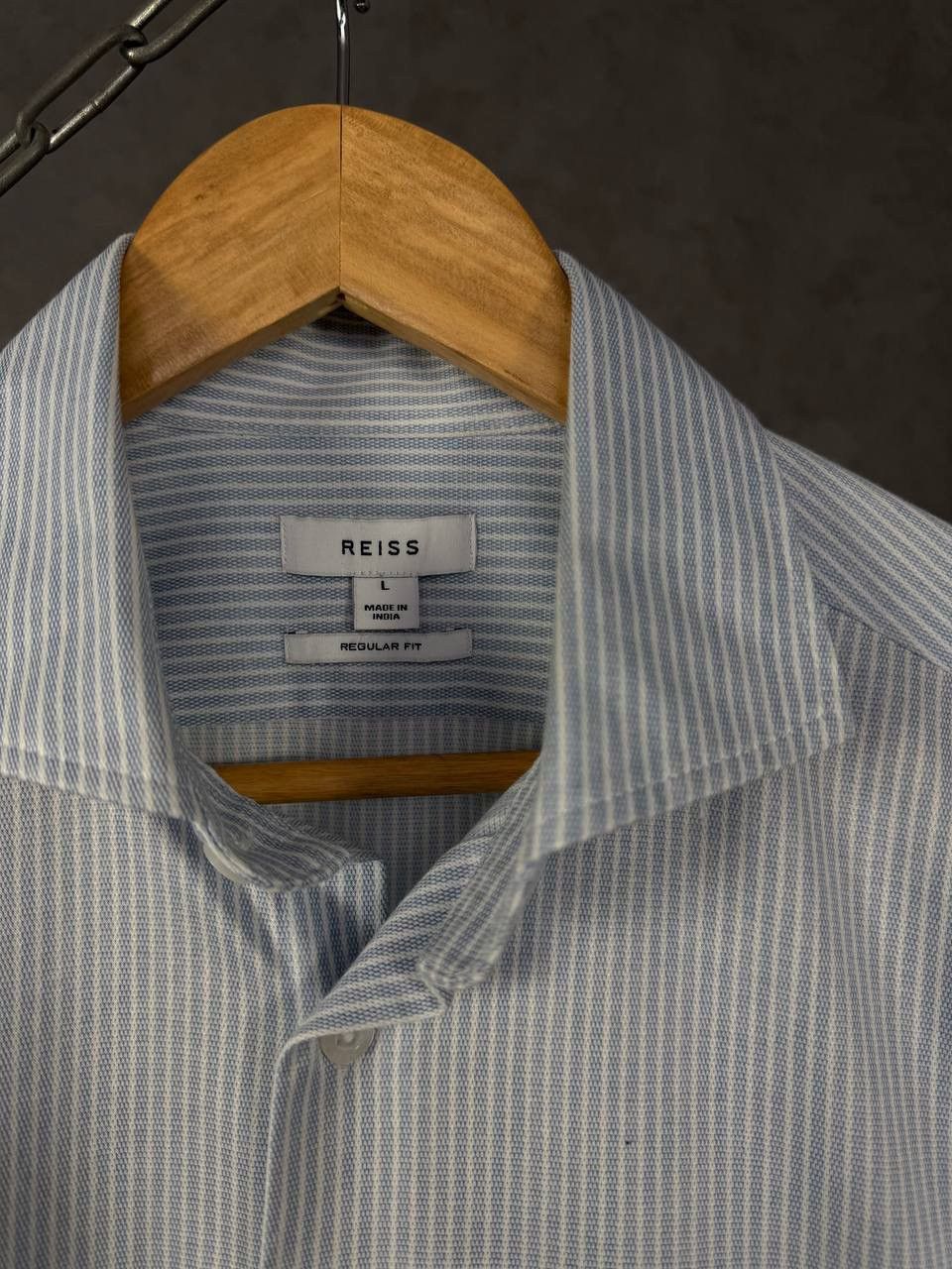 Reiss Reiss designer striped shirt Size US L / EU 52-54 / 3 - 3 Thumbnail